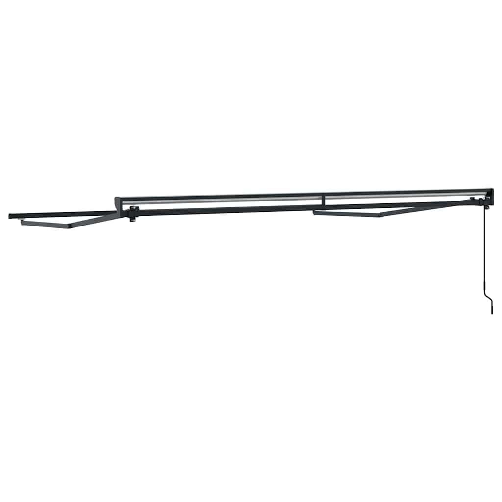 Markisenrahmen Verstellbar Weiß 2,5 x 2 m Stahl