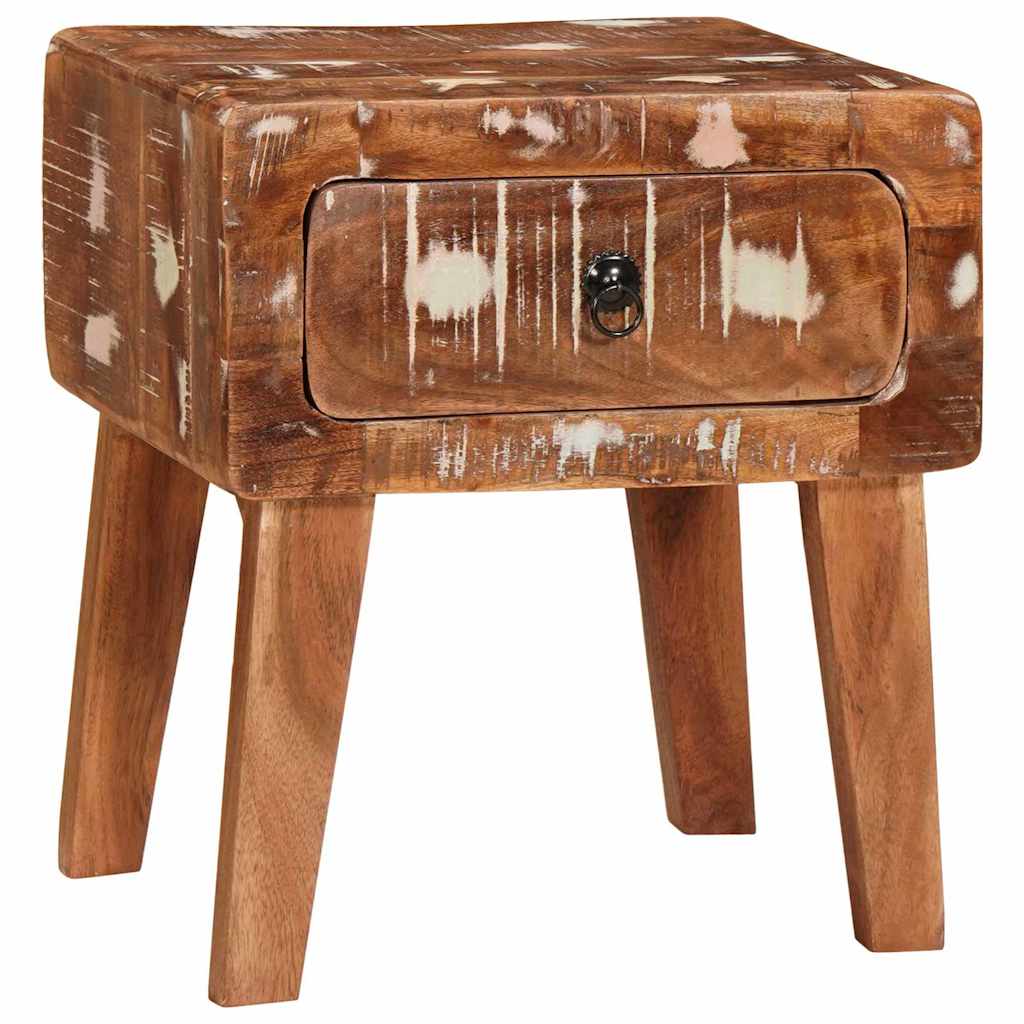 Beistelltisch Braun 40 x 32 x 46 cm Massivholz Mango