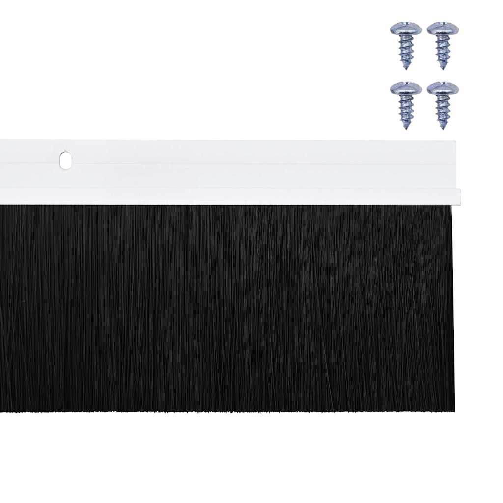Aufsteck Türbürstendichtungen 2 pcs Braun 100 cm
