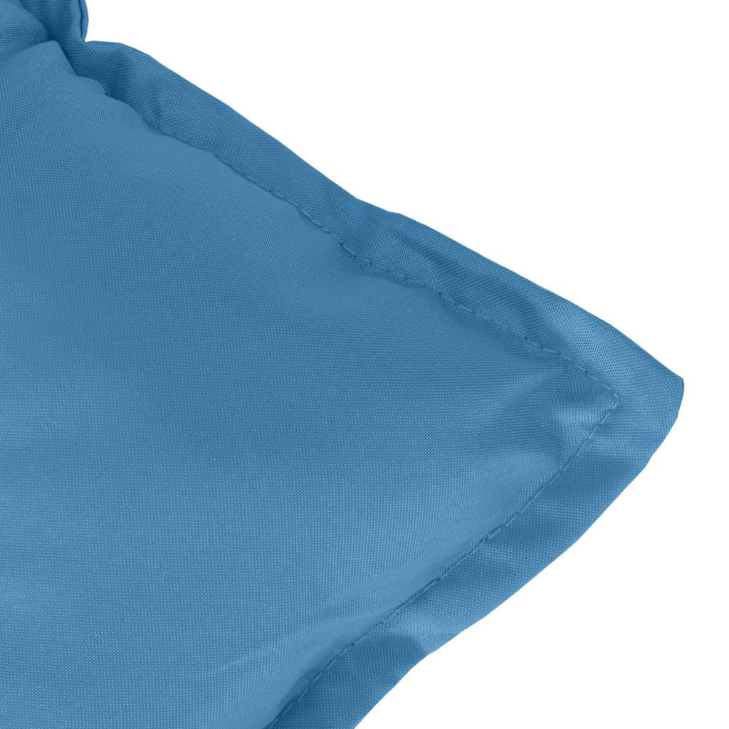 Niedriglehner-Auflagen 2 Stk Melange Anthrazit 100x50x7cm Stoff