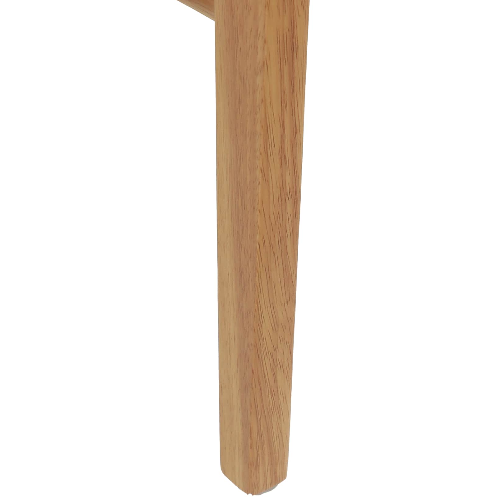 Esszimmerstuhl 2 pcs Hellbraun und hell Massives Gummiholz