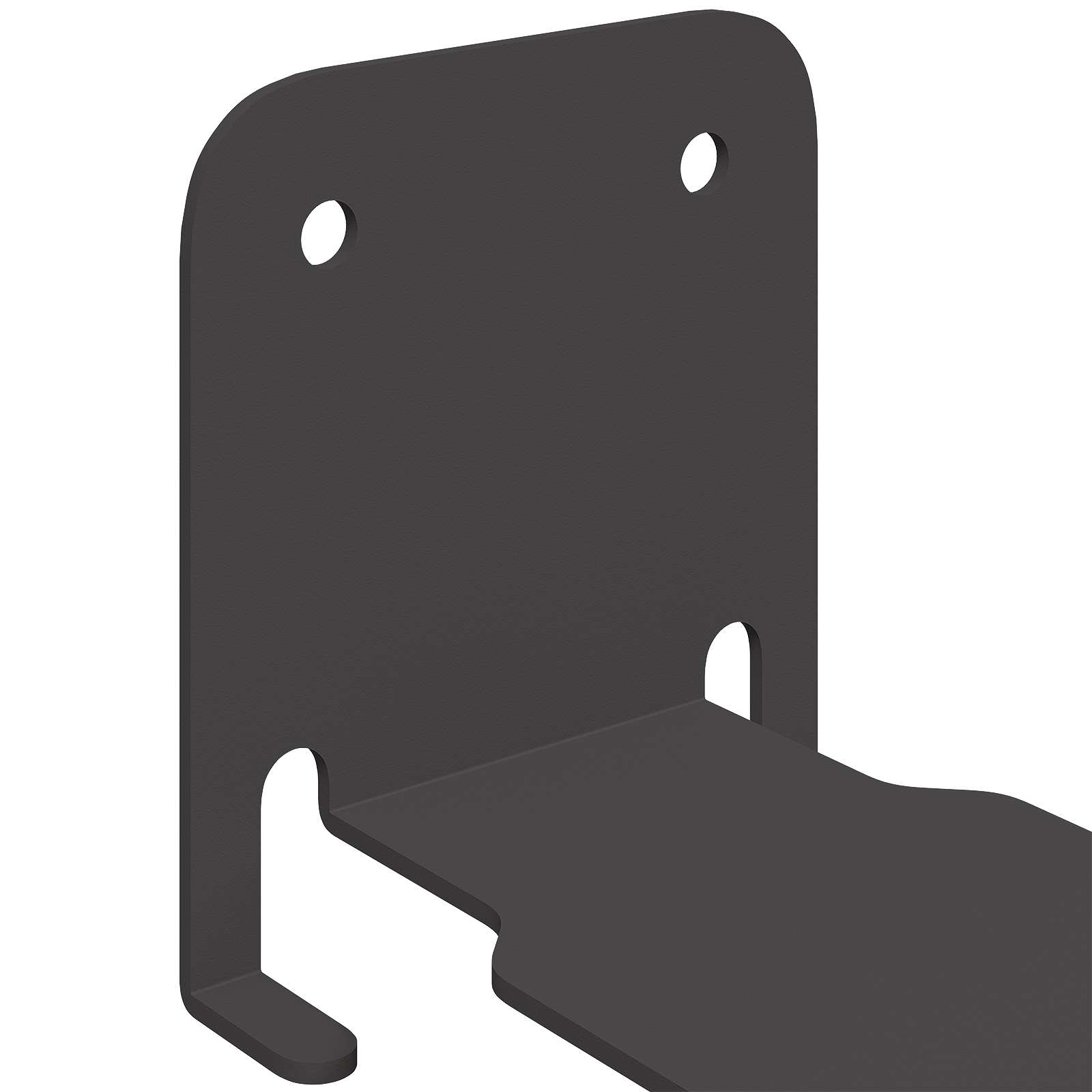 Unsichtbares Schwimmendes Regal 4 pcs Schwarz 6 x 11 x 6,5 cm