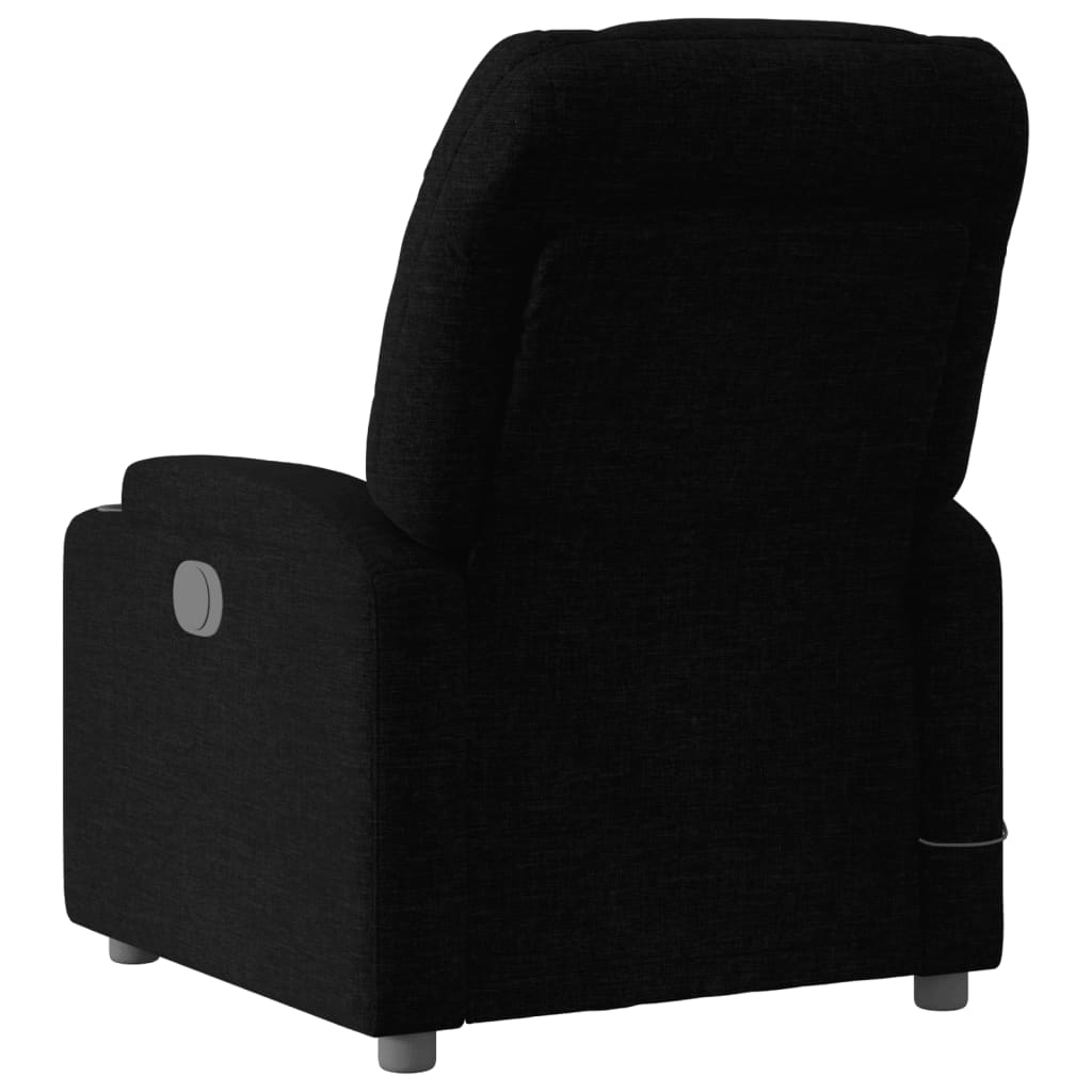 Massage-Relaxsessel, hellgrauer Stoff