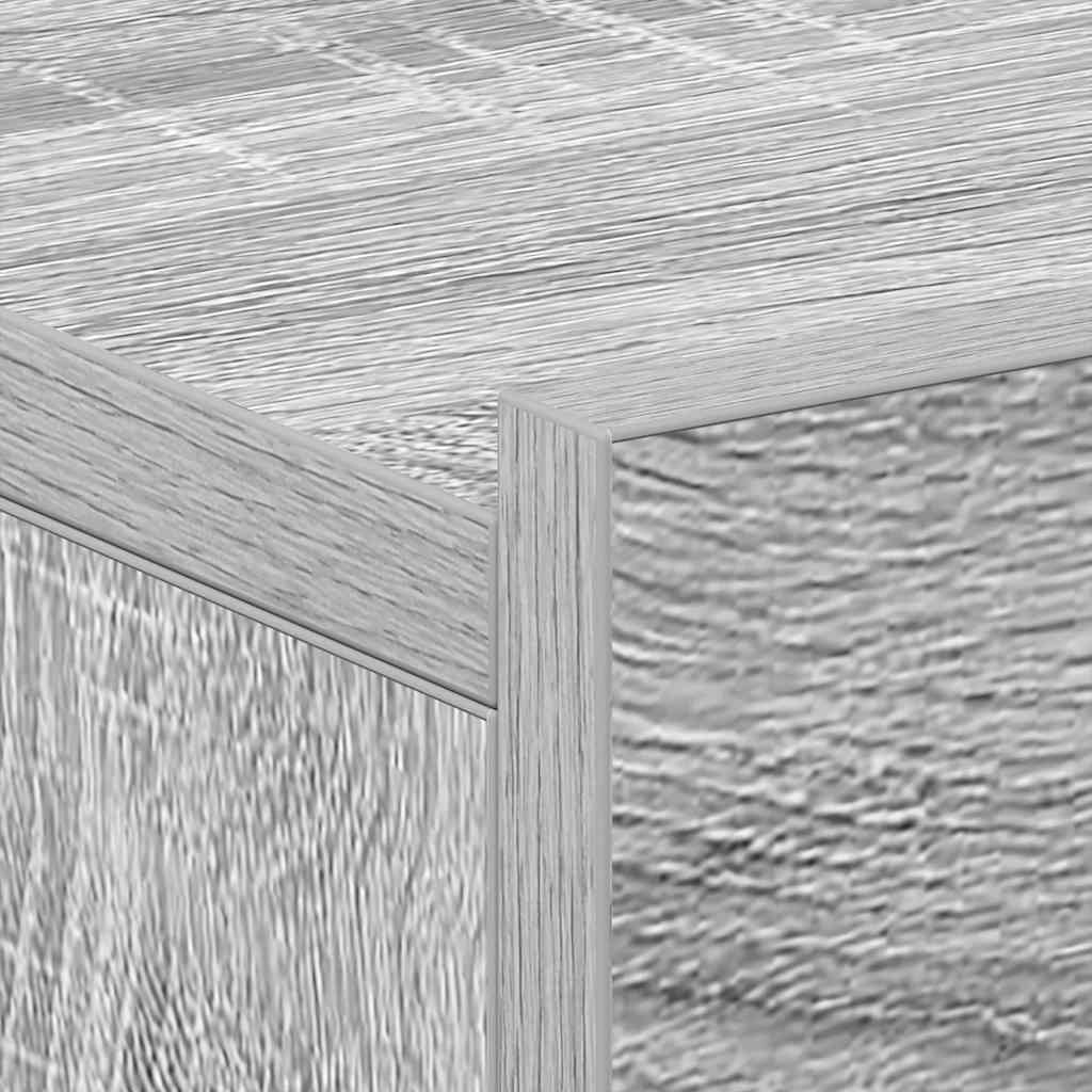 Hängender Nachttisch Weiß 40x30x15 cm Holzwerkstoff