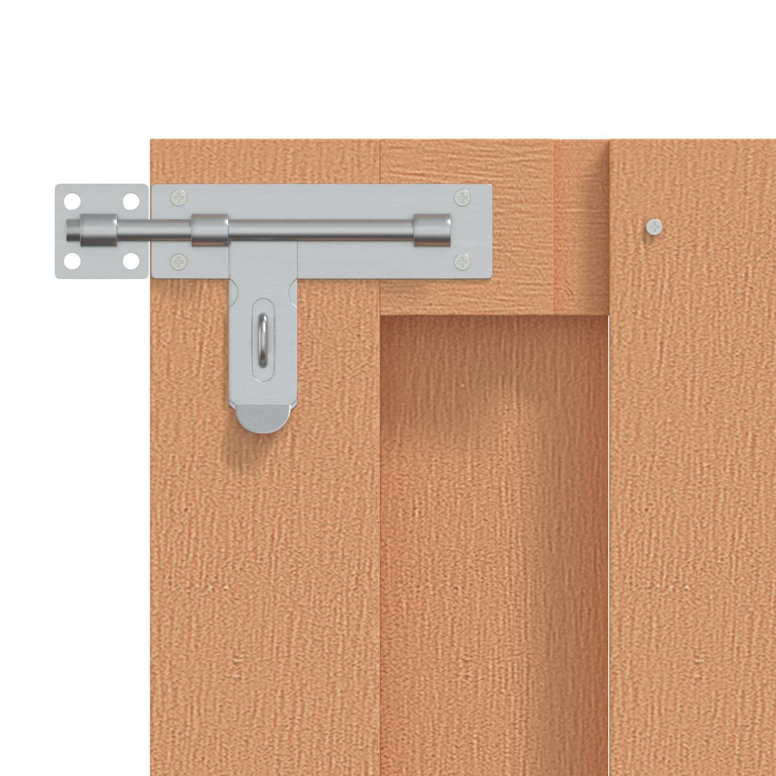 Gartentor WPC 100x112 cm Grau