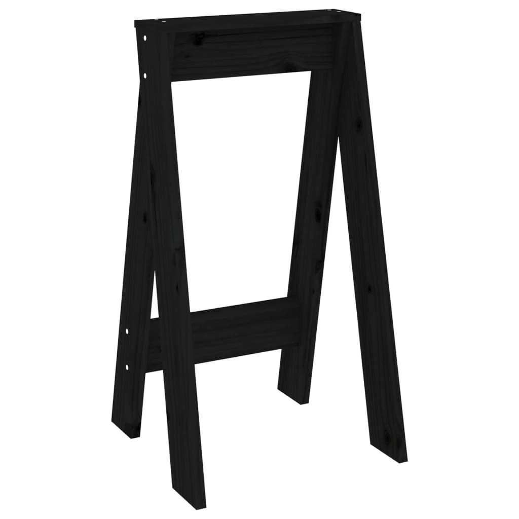 Hocker 2 Stk. 40x40x45 cm Massivholz Kiefer