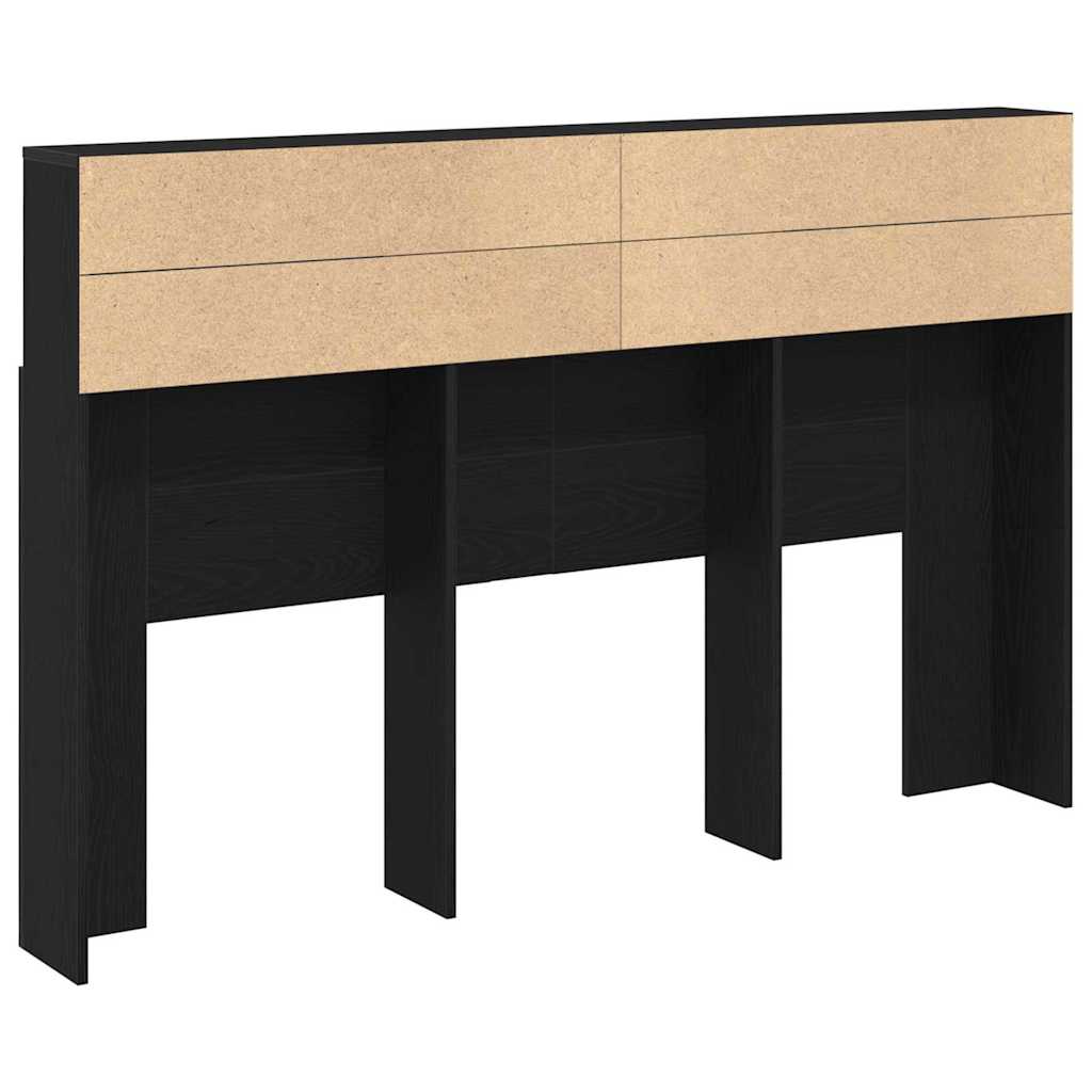 Bett-Kopfteil mit Ablagen Weiß 100x19x103,5 cm