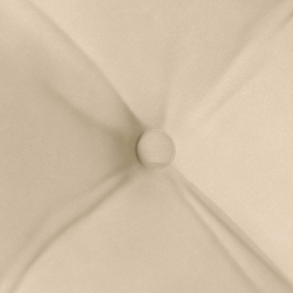 Sitzkissen 4 Stück Taupe 40 x 40 x 6 cm Mikrofaser