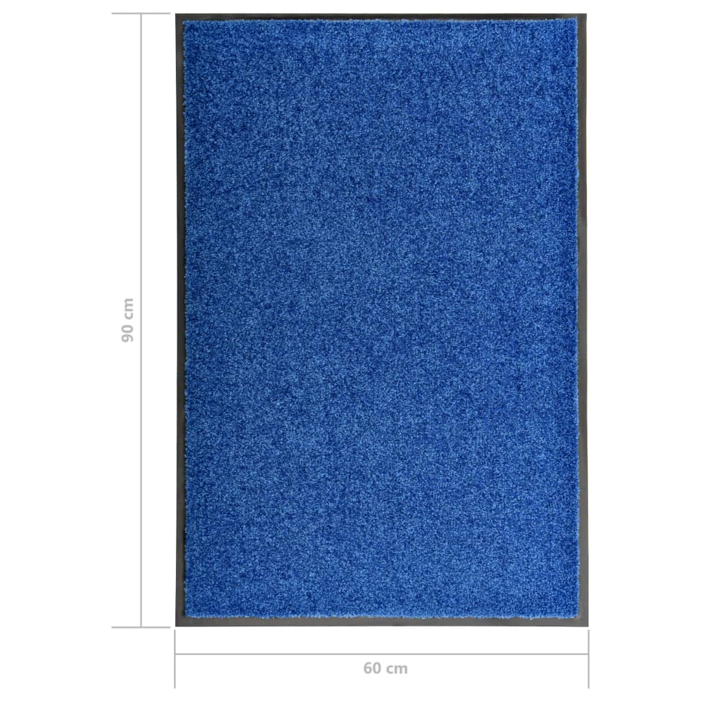 Fußmatte Waschbar Anthrazit 120x180 cm