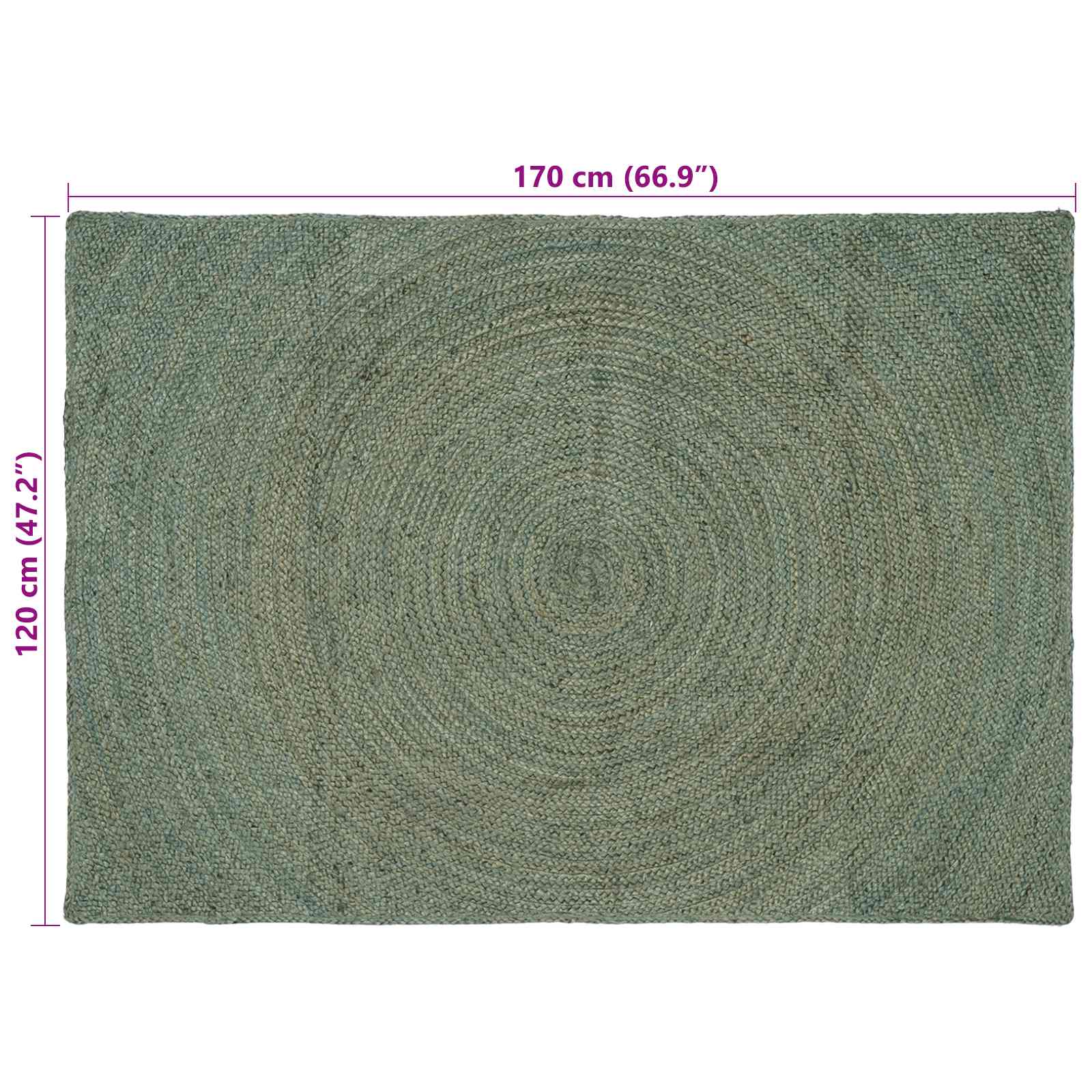 Bereichsteppiche Natur 60 x 110 cm Jute