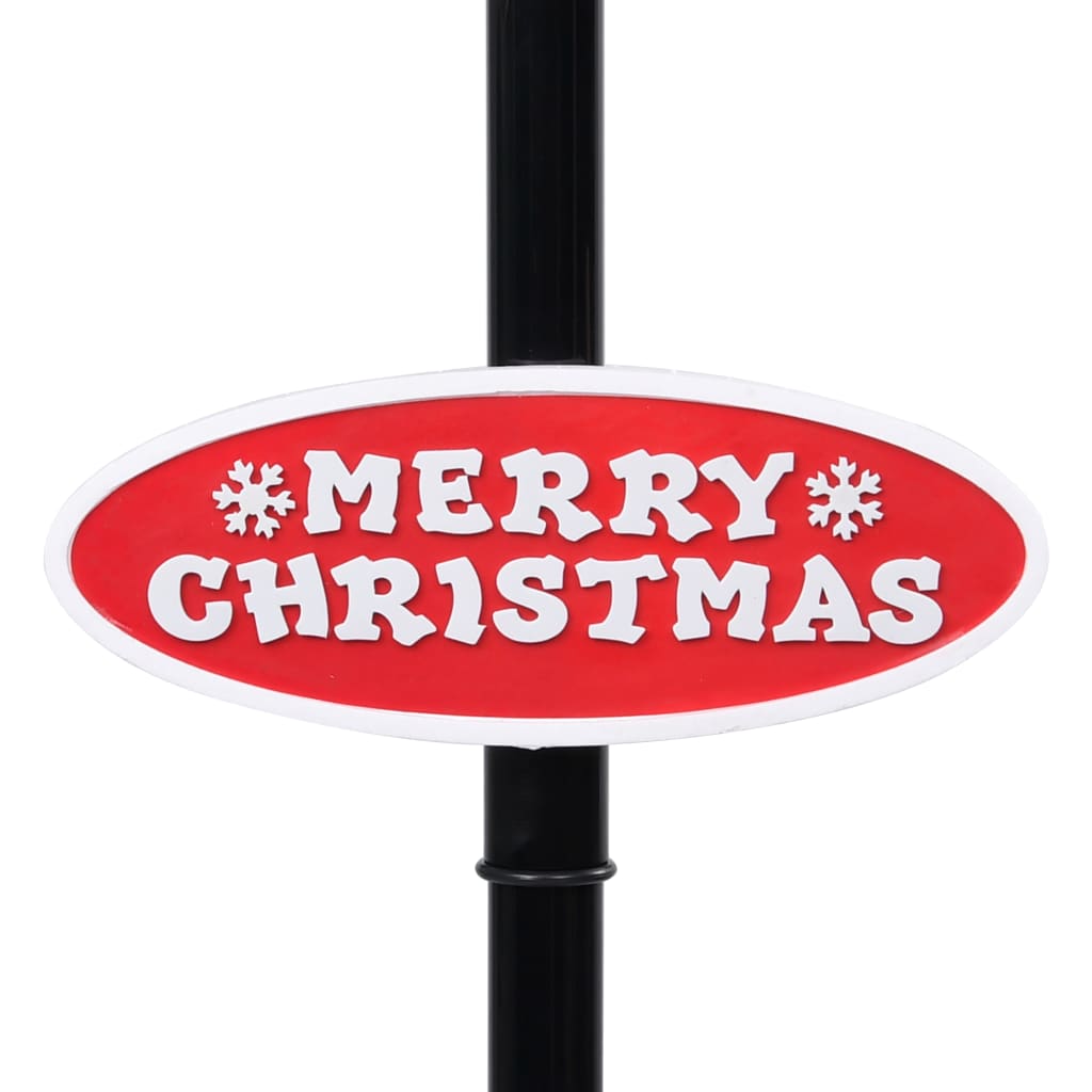 Weihnachts-Straßenlampe mit Weihnachtsmann 180 cm LED