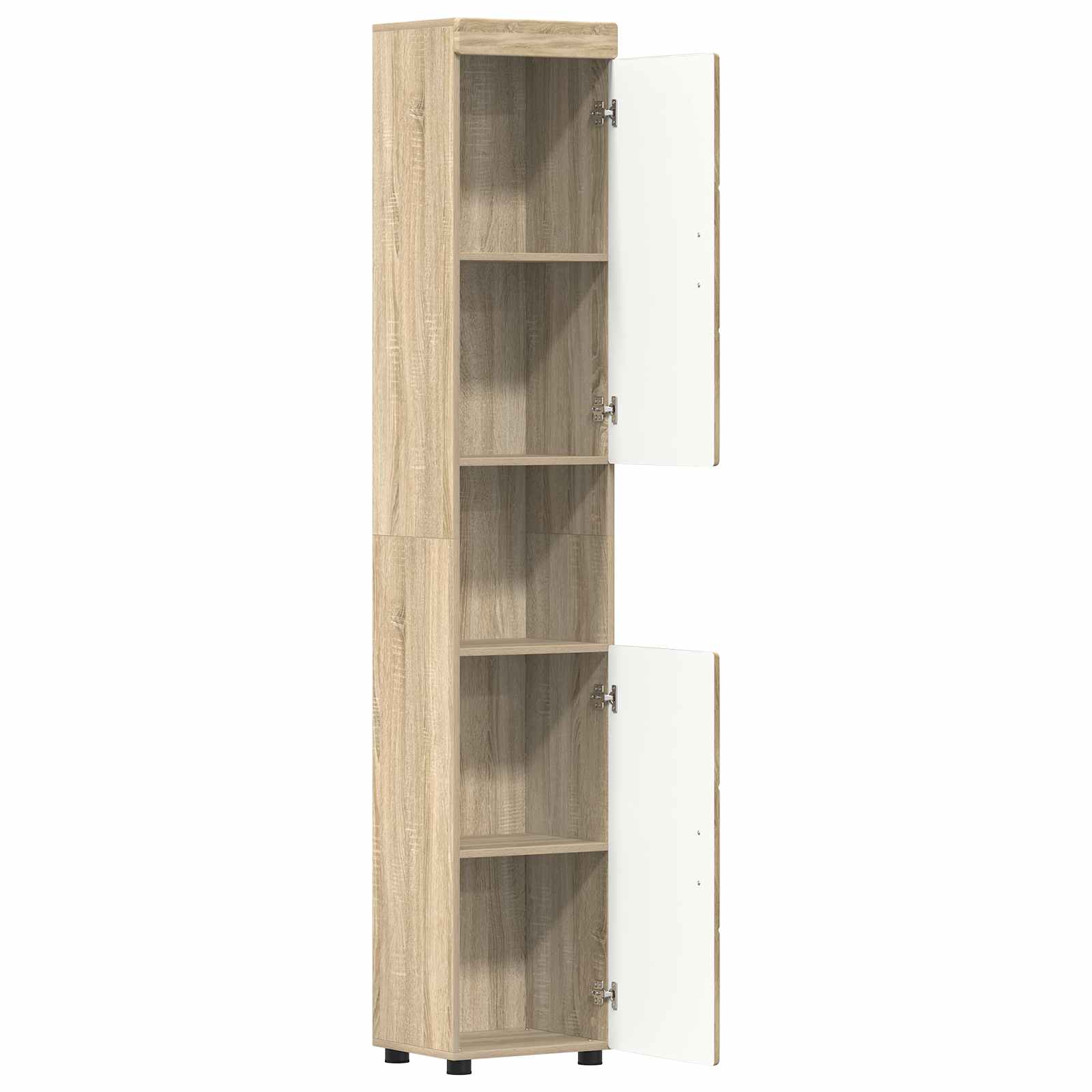 Badezimmermöbel-Set TULUM 2 pcs Weiß 60 x 34 x 63 cm