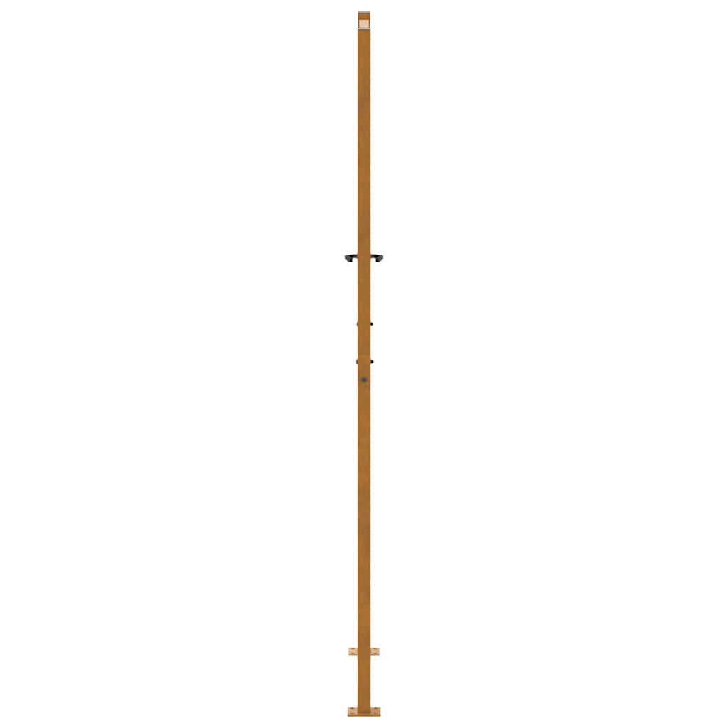 Gartentor Schwarz 100x100 cm Stahl Lichtdesign