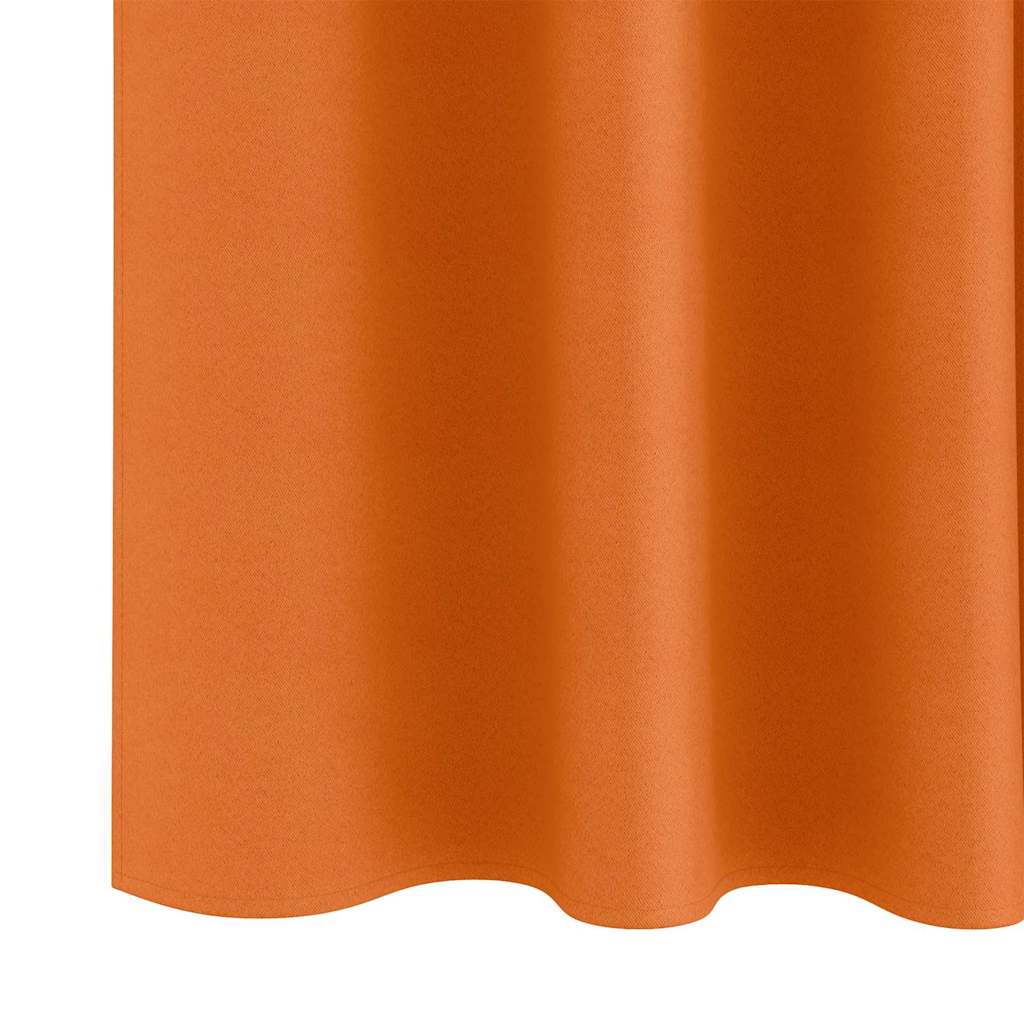 Verdunkelungs-Vorhänge mit Ringen 2 pcs Beige 140 x 140 cm