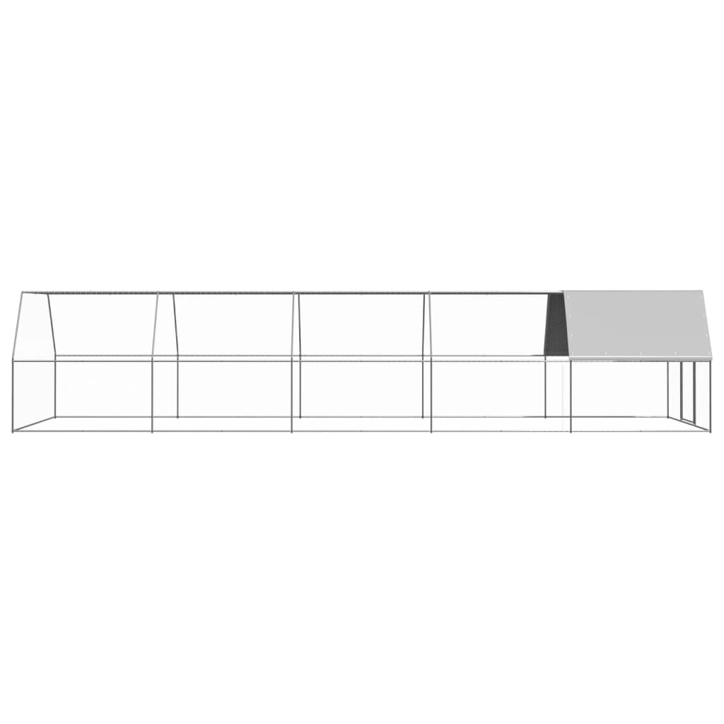 Outdoor-Hühnerkäfig 2x2x2 m Verzinkter Stahl