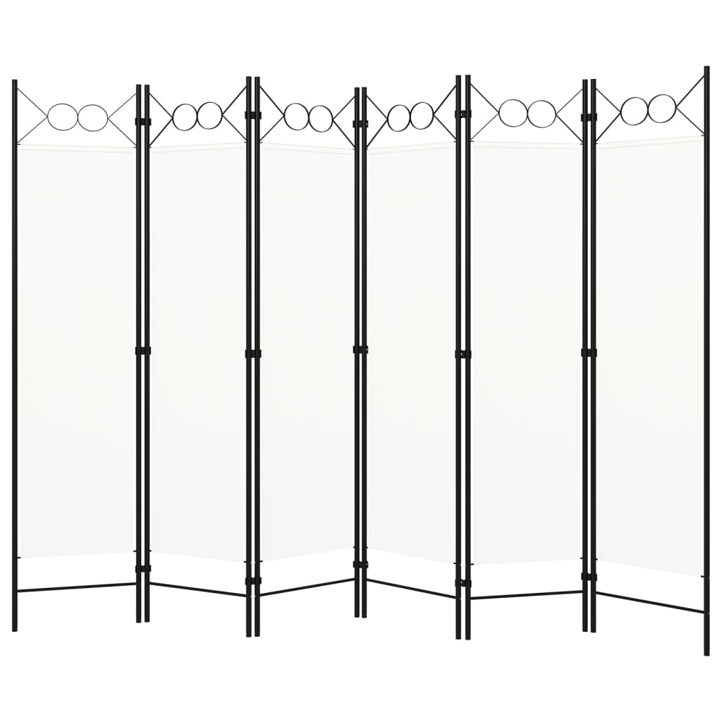 5-tlg. Raumteiler Anthrazit 200 x 180 cm