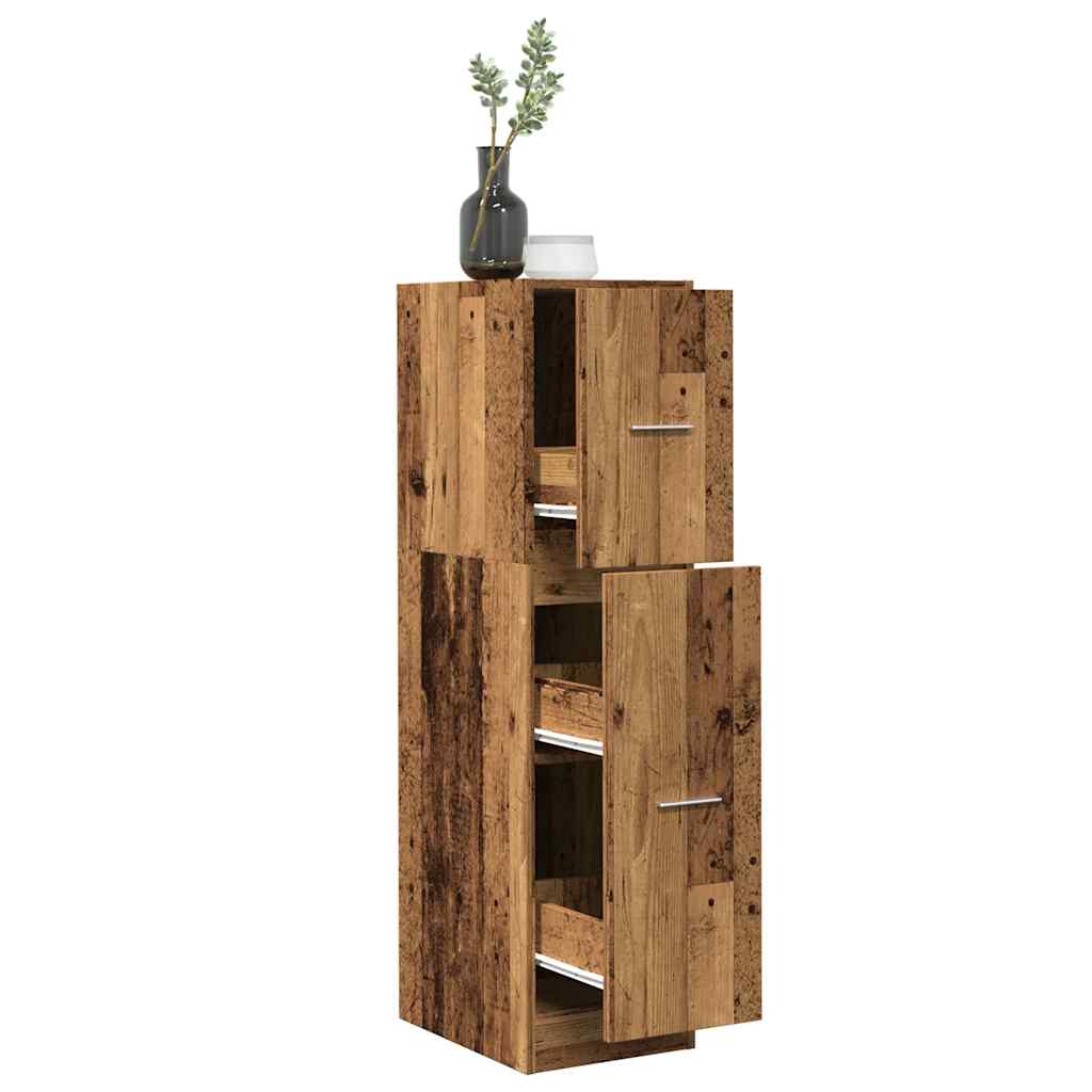 Apothekerschrank Weiß 30 x 41 x 174,5 cm Holzwerkstoff
