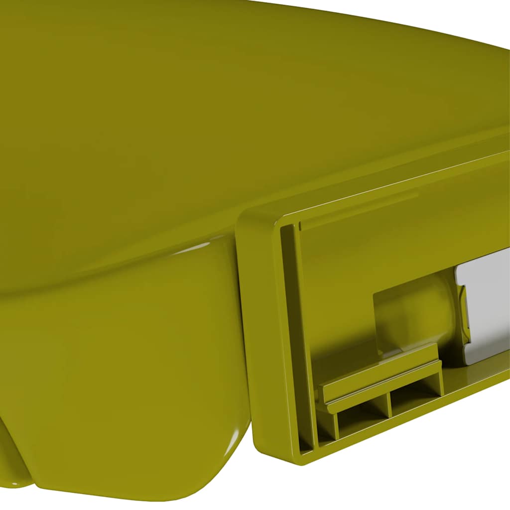 Toilettensitz mit Absenkautomatik Hellgrau Oval