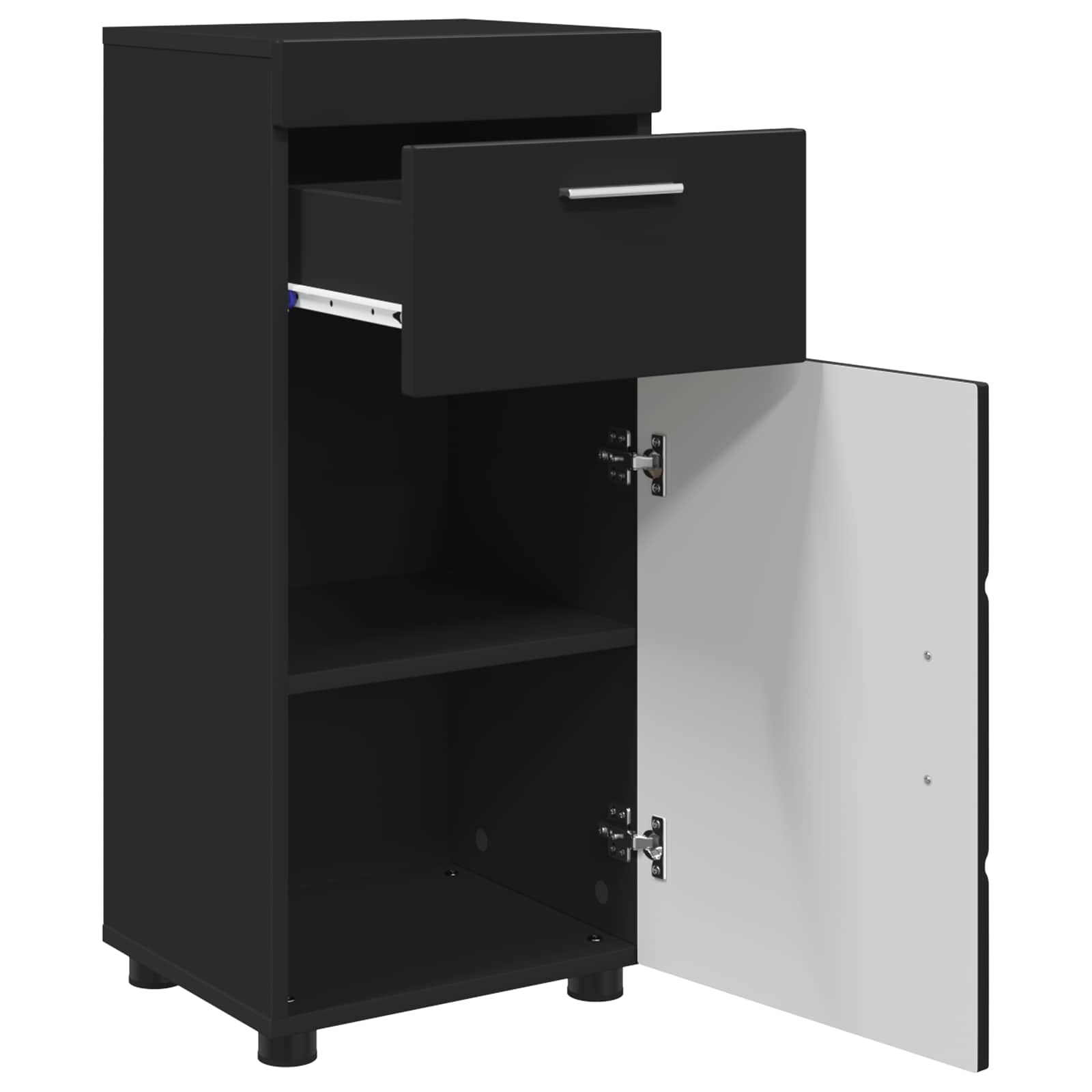 Badezimmermöbel-Set TULUM 2 pcs Weiß 60 x 34 x 63 cm