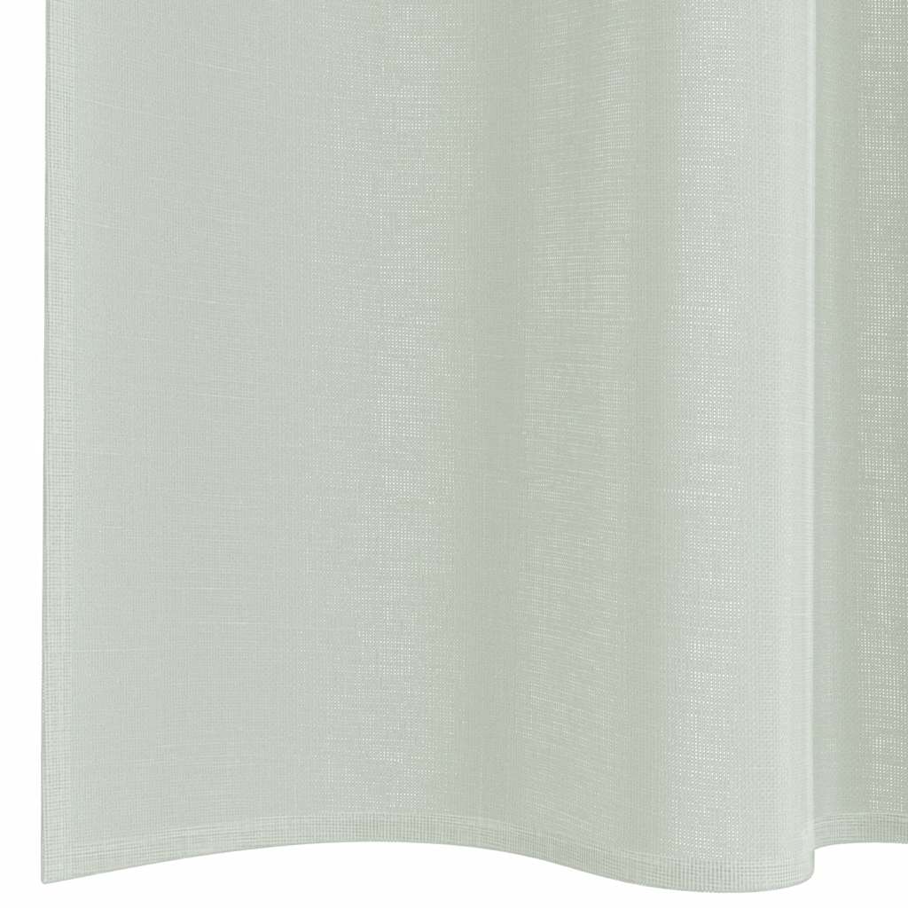 Voile Vorhänge mit Ösen 2 Stk. Apfelgrün 140x140 cm