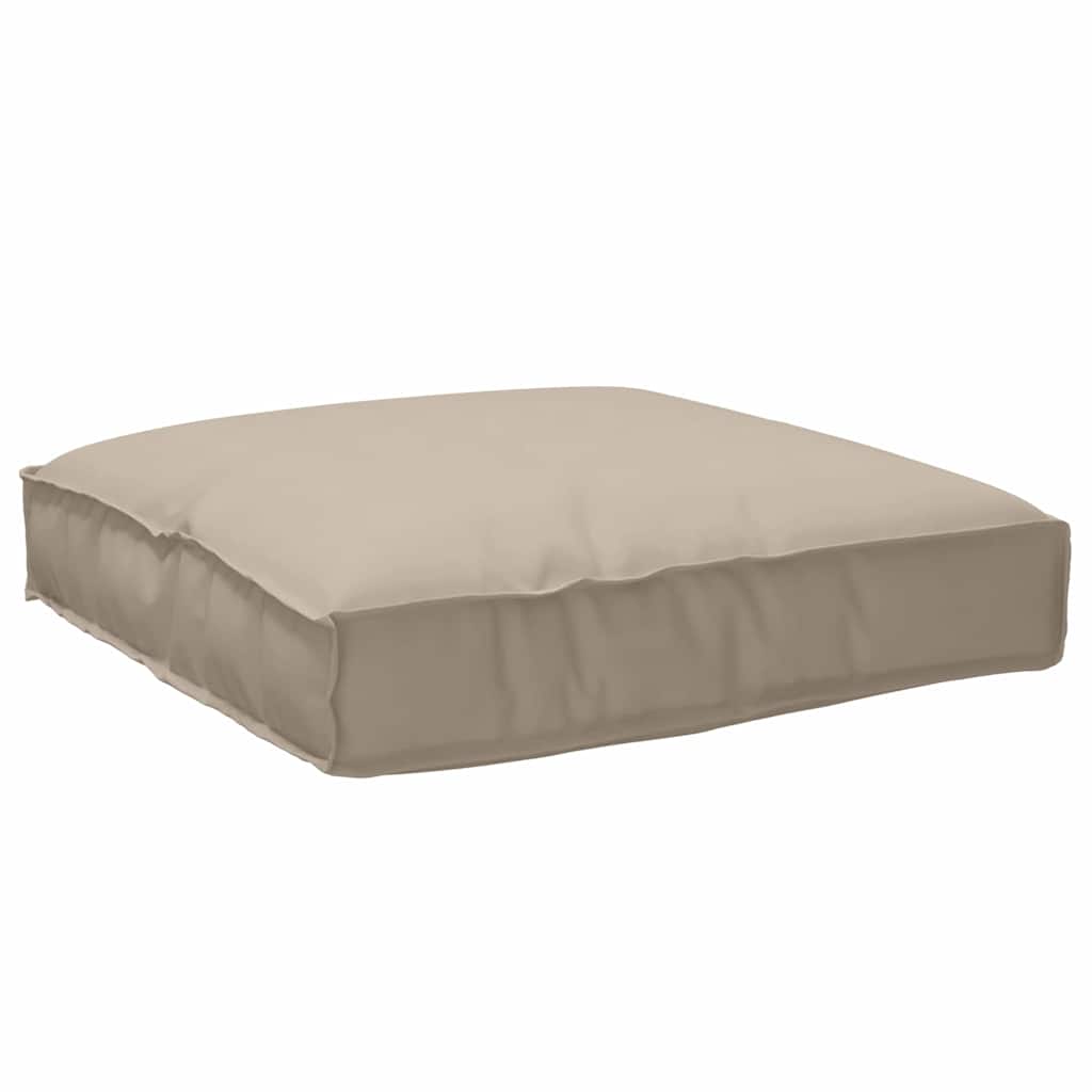 Kissen Anthrazit 80 x 80 x 12 cm Oxford-Stoff