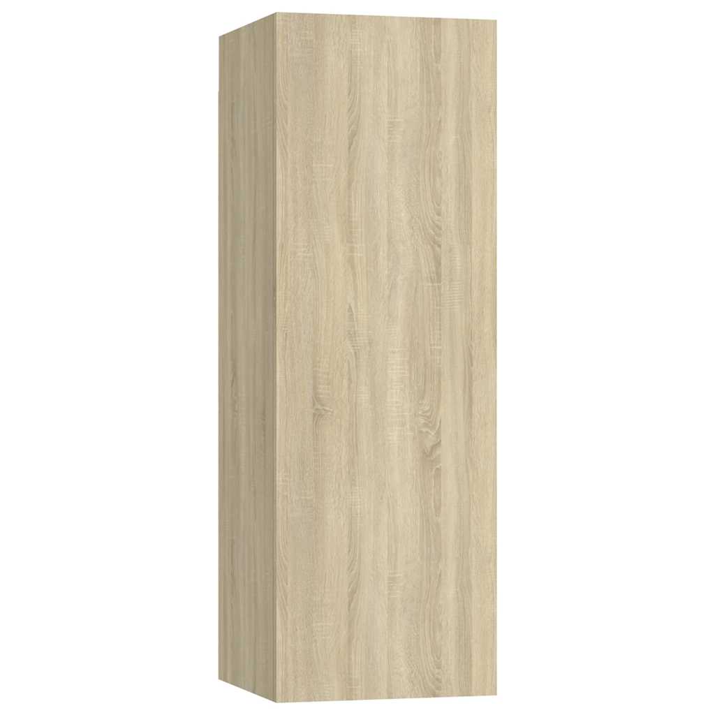 4-tlg. TV-Schrank-Set Weiß Holzwerkstoff