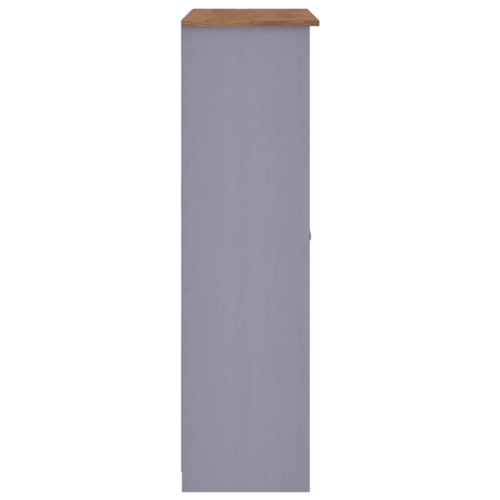 Kleiderschrank 3-Türig 118×50×171,5 cm Kiefer Panama Serie