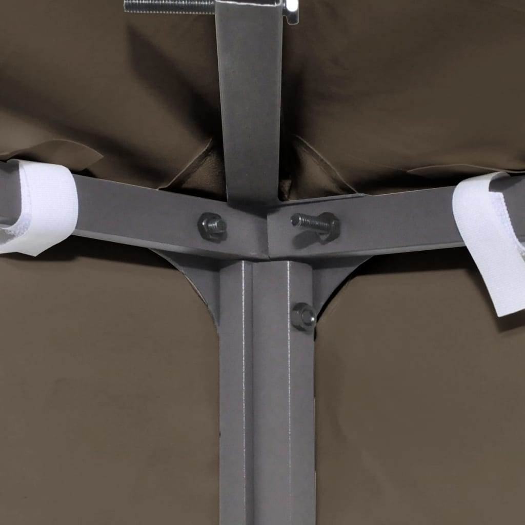 Pavillondach 310 g / m² 3x3 m Taupe