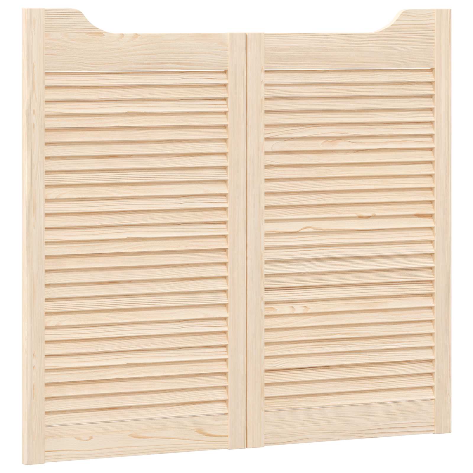 Schwingtüren Natur 80 x 40 cm Massives Kiefernholz
