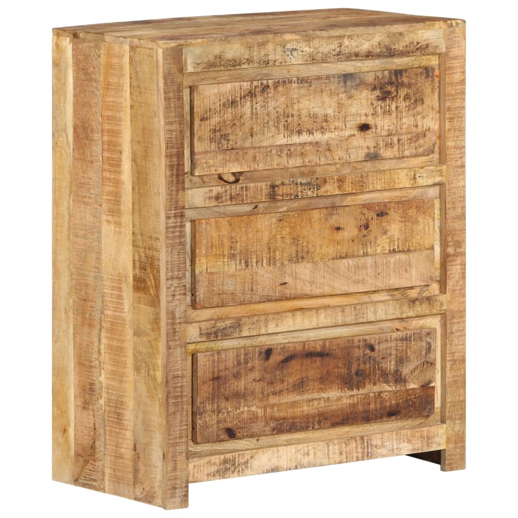 Schubladenschrank 60x33x75 cm Massivholz Akazie