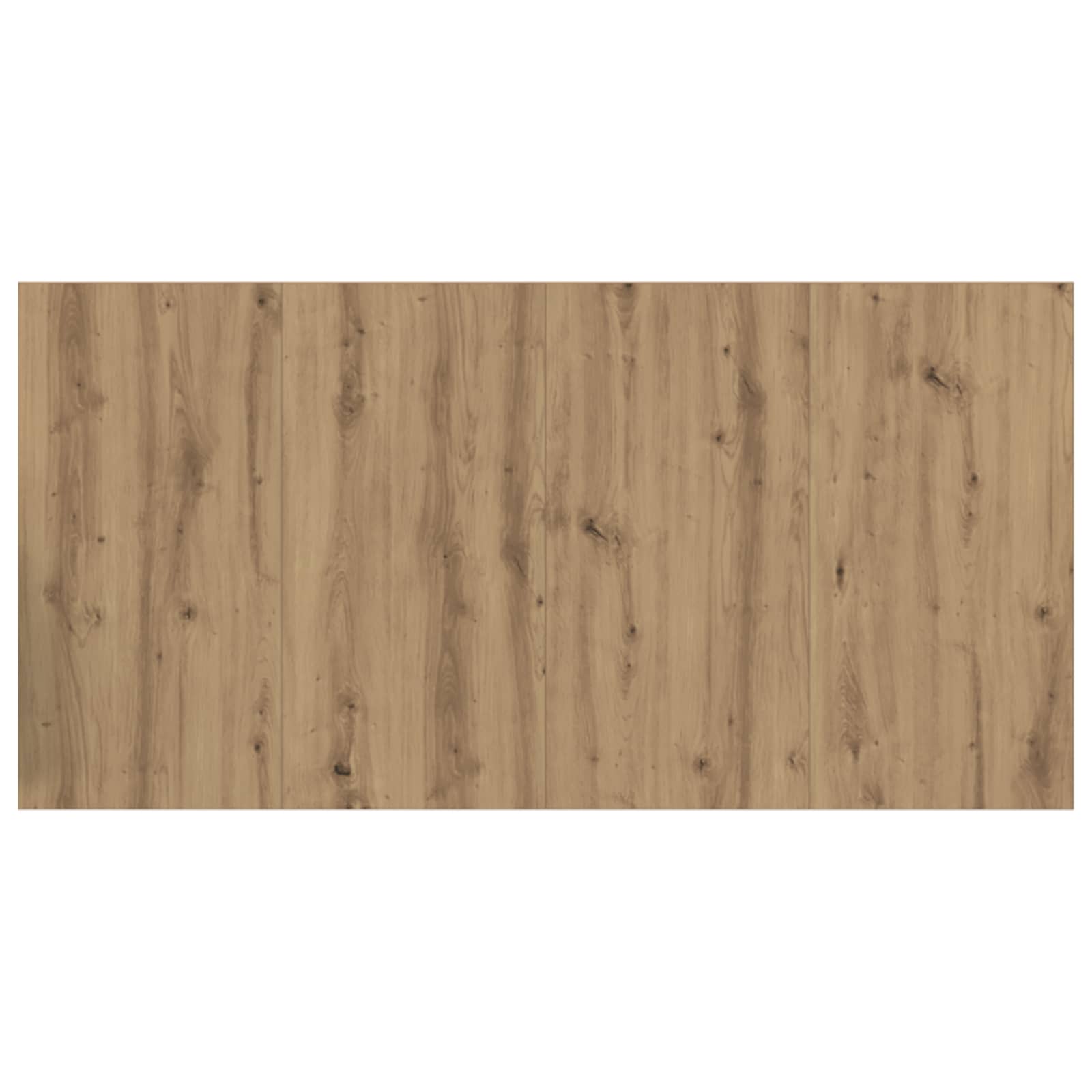 Kopfteil mit Nachttischen Weiß Holzwerkstoff