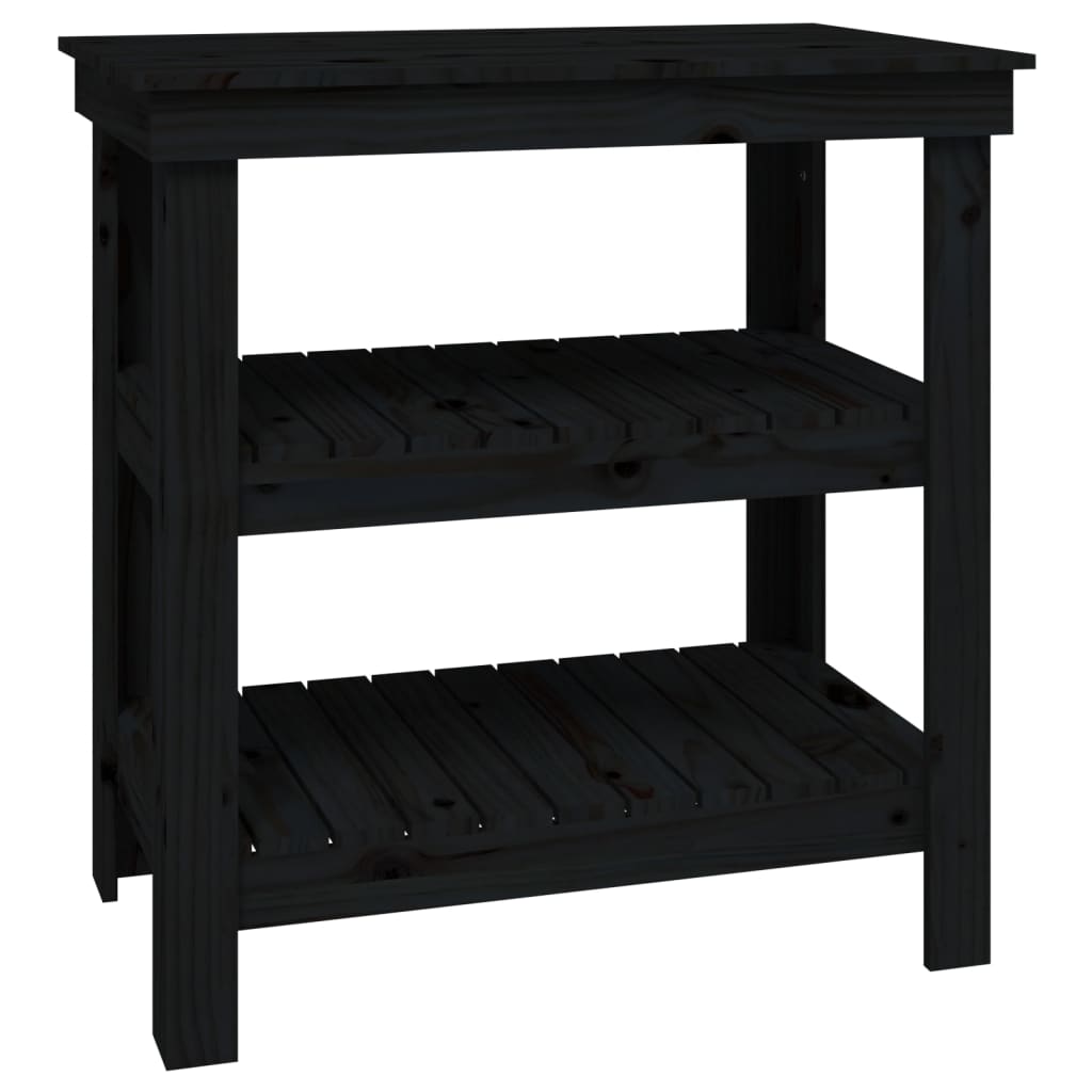 Werkbank 78,5x50x80 cm Massivholz Kiefer