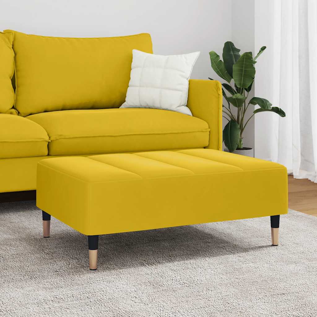 Fußhocker Hellgrau 77x55x31 cm Samt