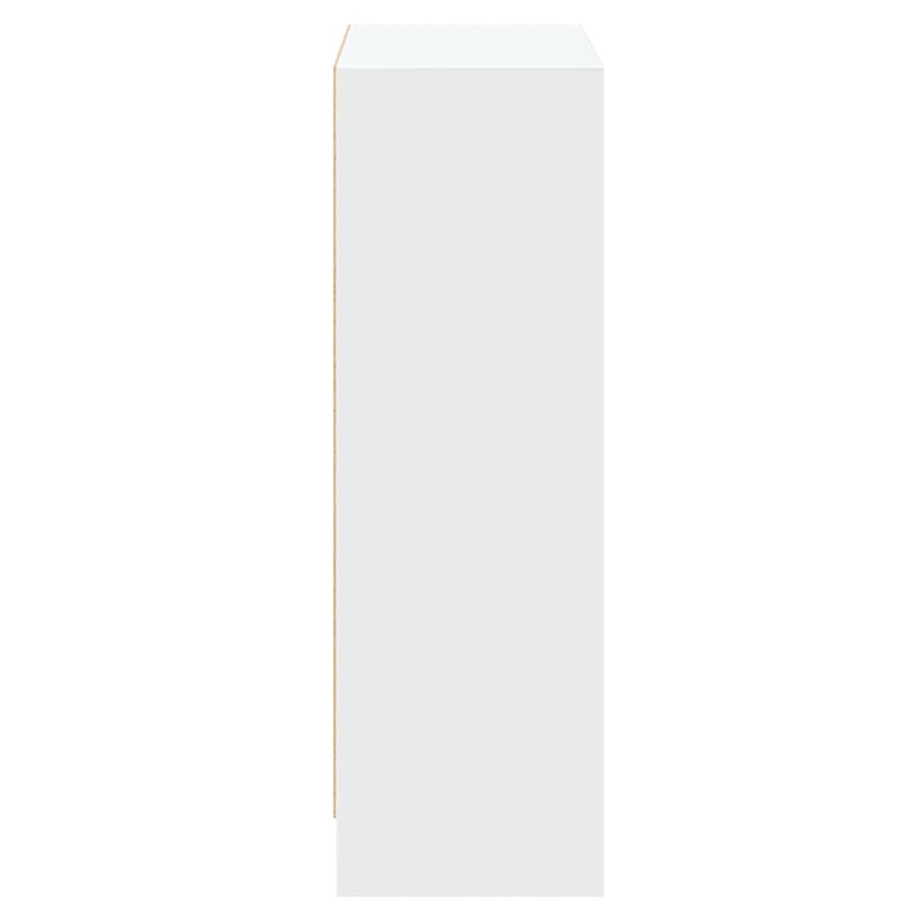 Bücherregal Weiß 40x24x75 cm Holzwerkstoff