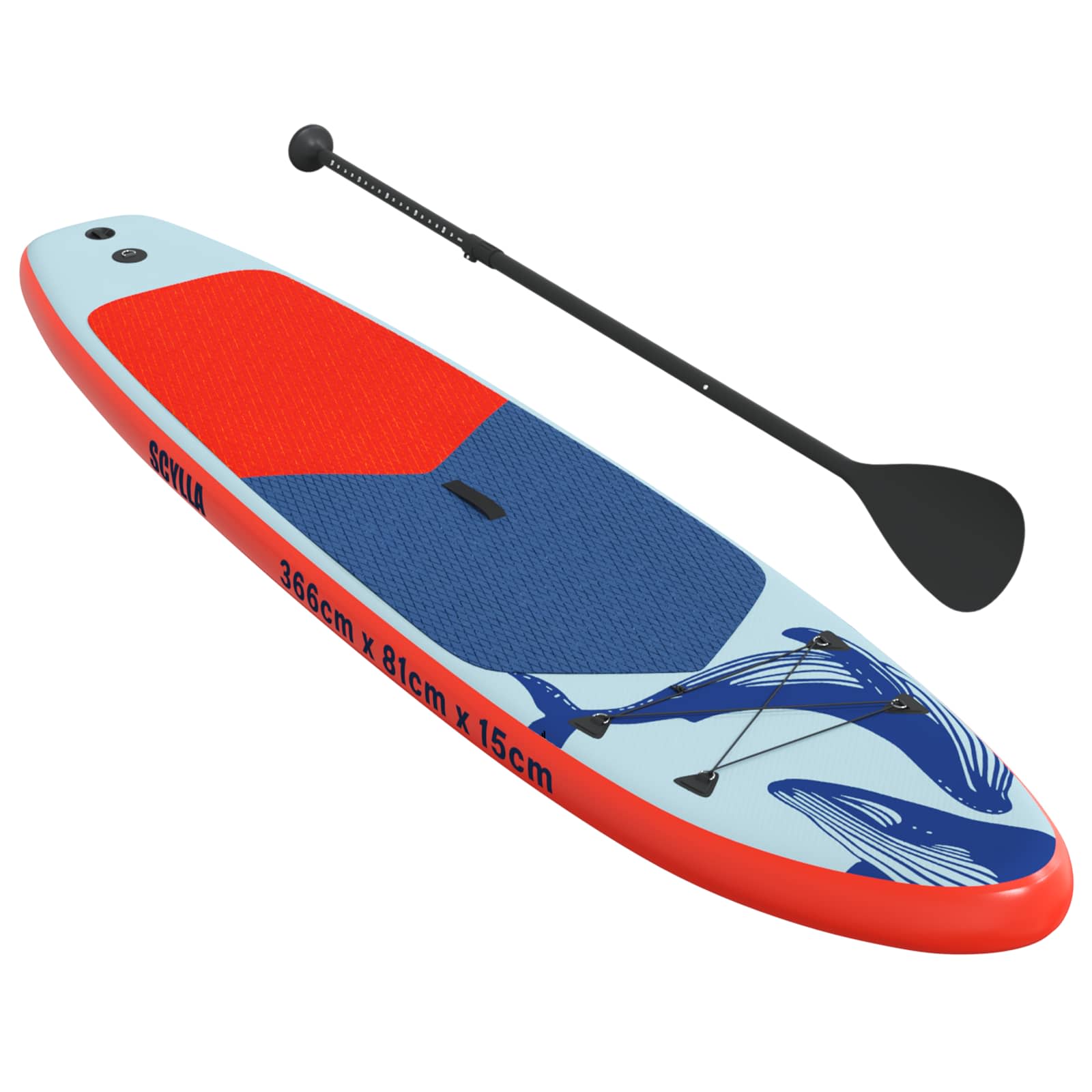 Aufblasbares Stand Up Paddle Board HYDROS 305 x 76 x 15 cm für