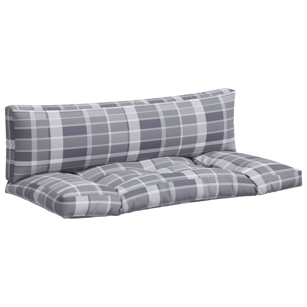 Palettenkissen Blau Weiß Gestreift 58x58x10 cm Oxford-Gewebe