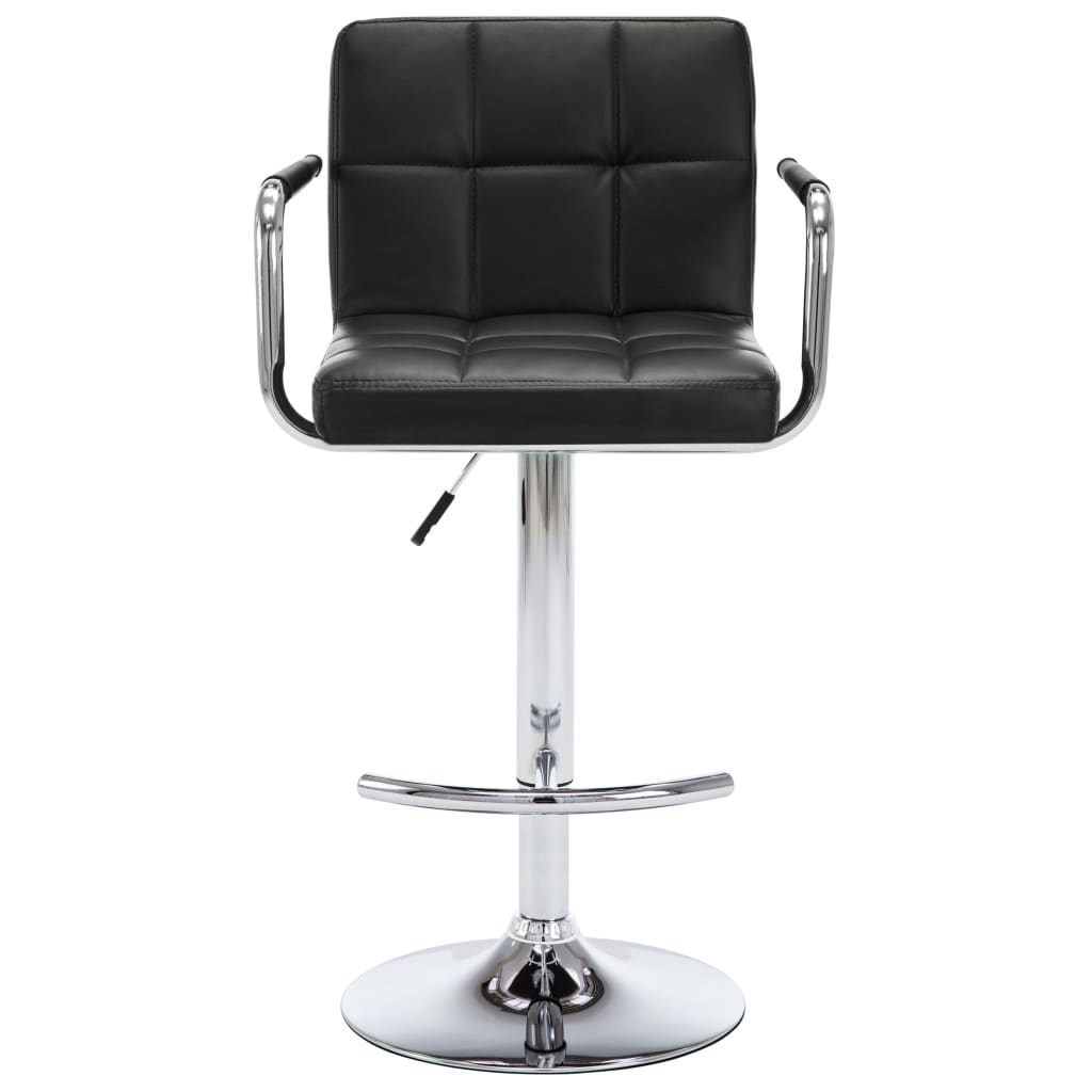 Barhocker 2 Stk. Rot Kunstleder