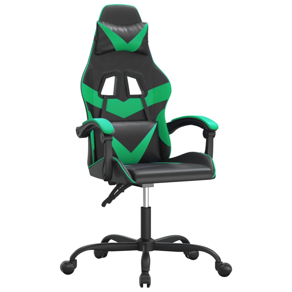 Gaming-Stuhl Drehbar Schwarz und Rot Kunstleder