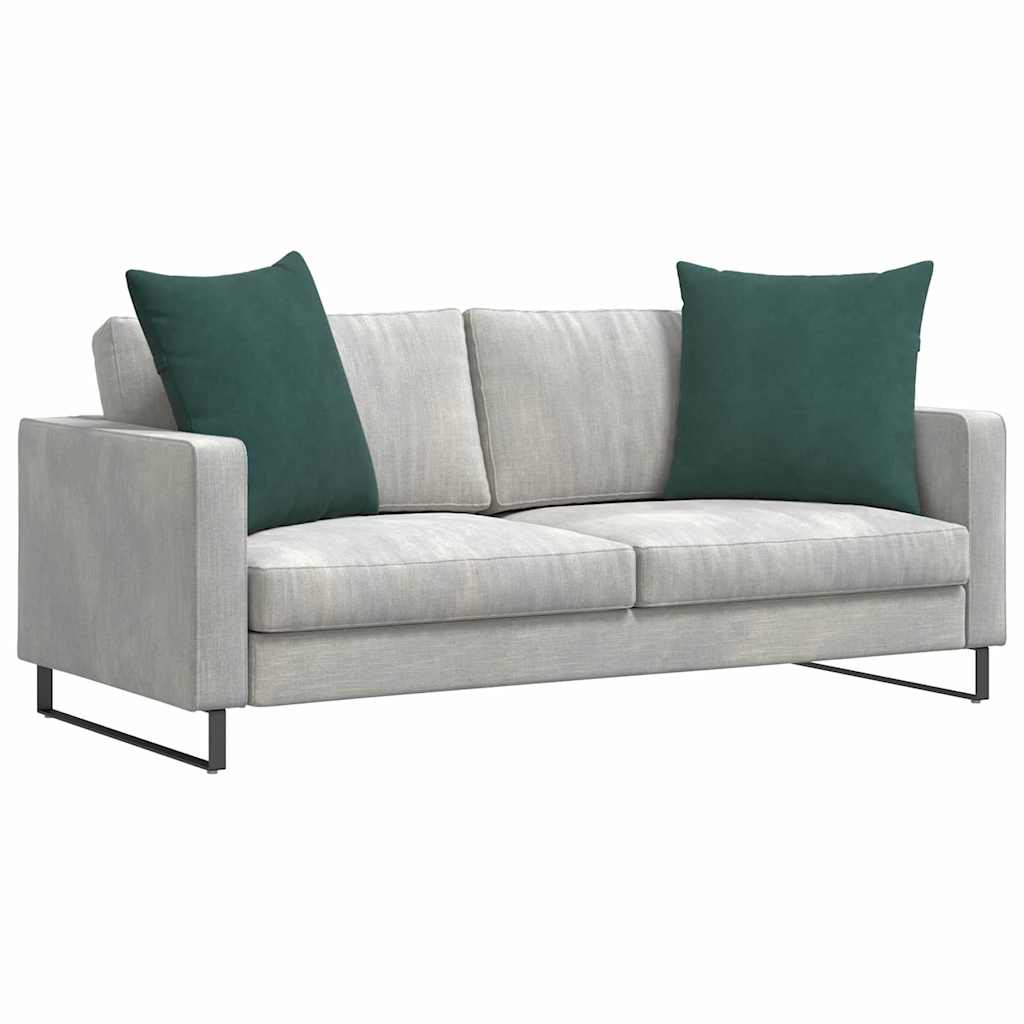 Sofakissen 2 Stück Blau 50 x 30 cm Cordstoff