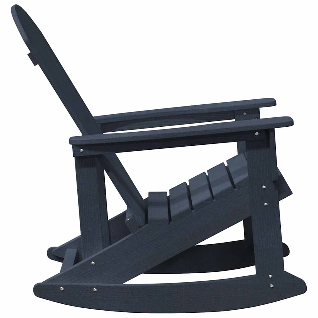 Adirondack-Schaukelstuhl Weiß 92 x 73,5 x 92 cm HDPE