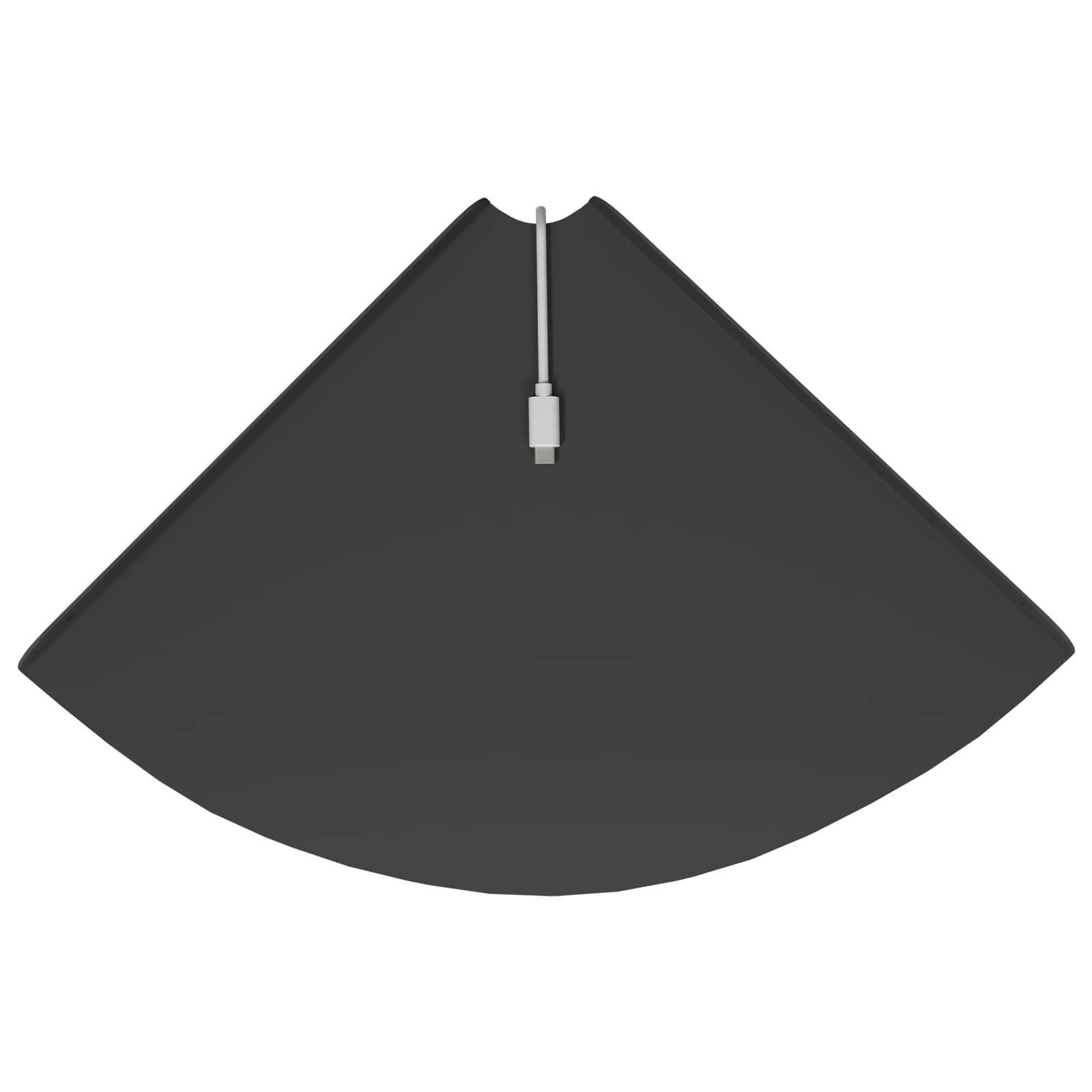 Schwebendes Regal mit Regal 2 pcs Schwarz 15 x 15 x 2 cm