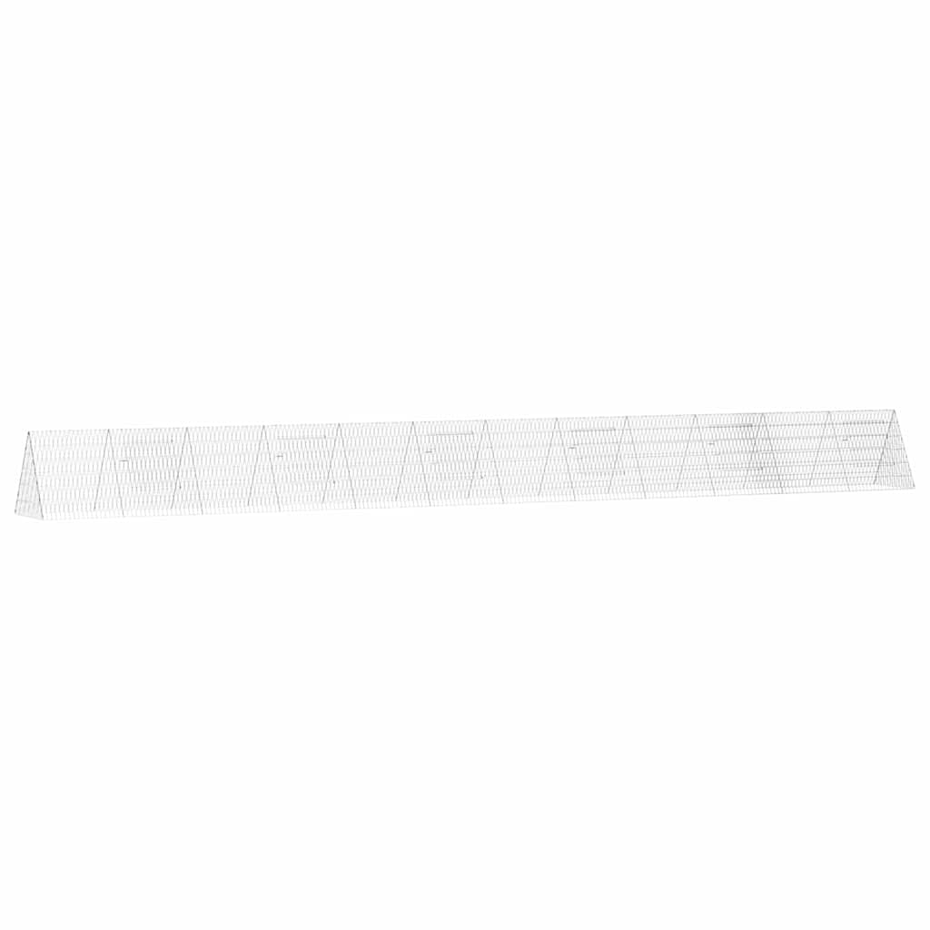 Hühnerkäfig Silber 110 x 55 x 55 cm Verzinkter Stahl