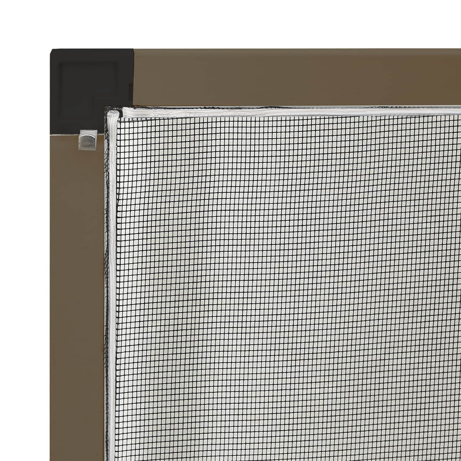 Insektenschutz für Fenster Braun 80x100 cm
