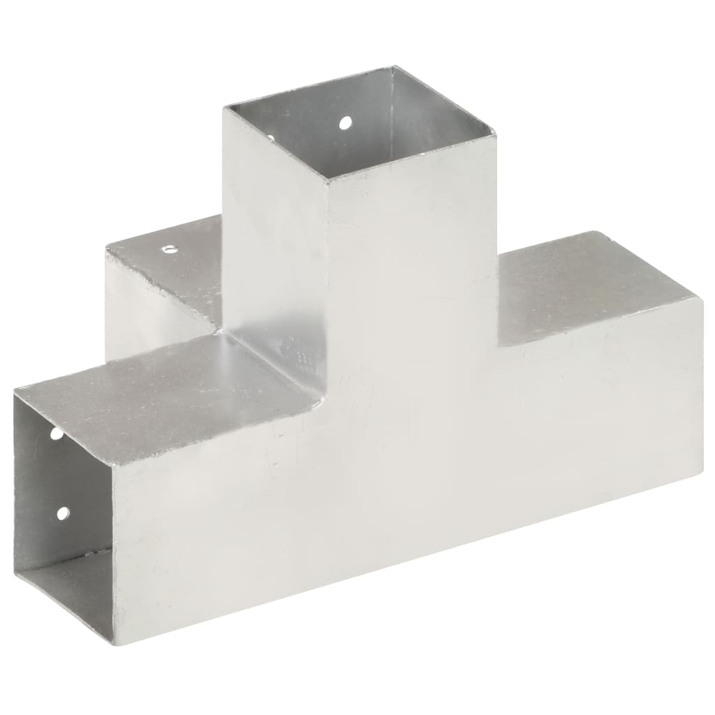 Pfostenverbinder L-Form Verzinktes Metall 71 x 71 mm