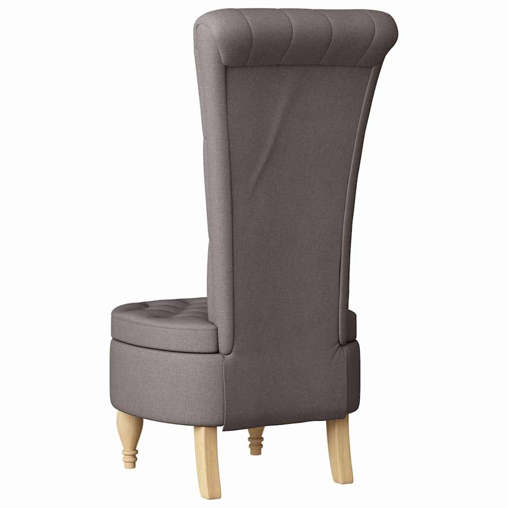 Schlafsessel Hellgrau 56,5 x 70 x 110 cm Stoff