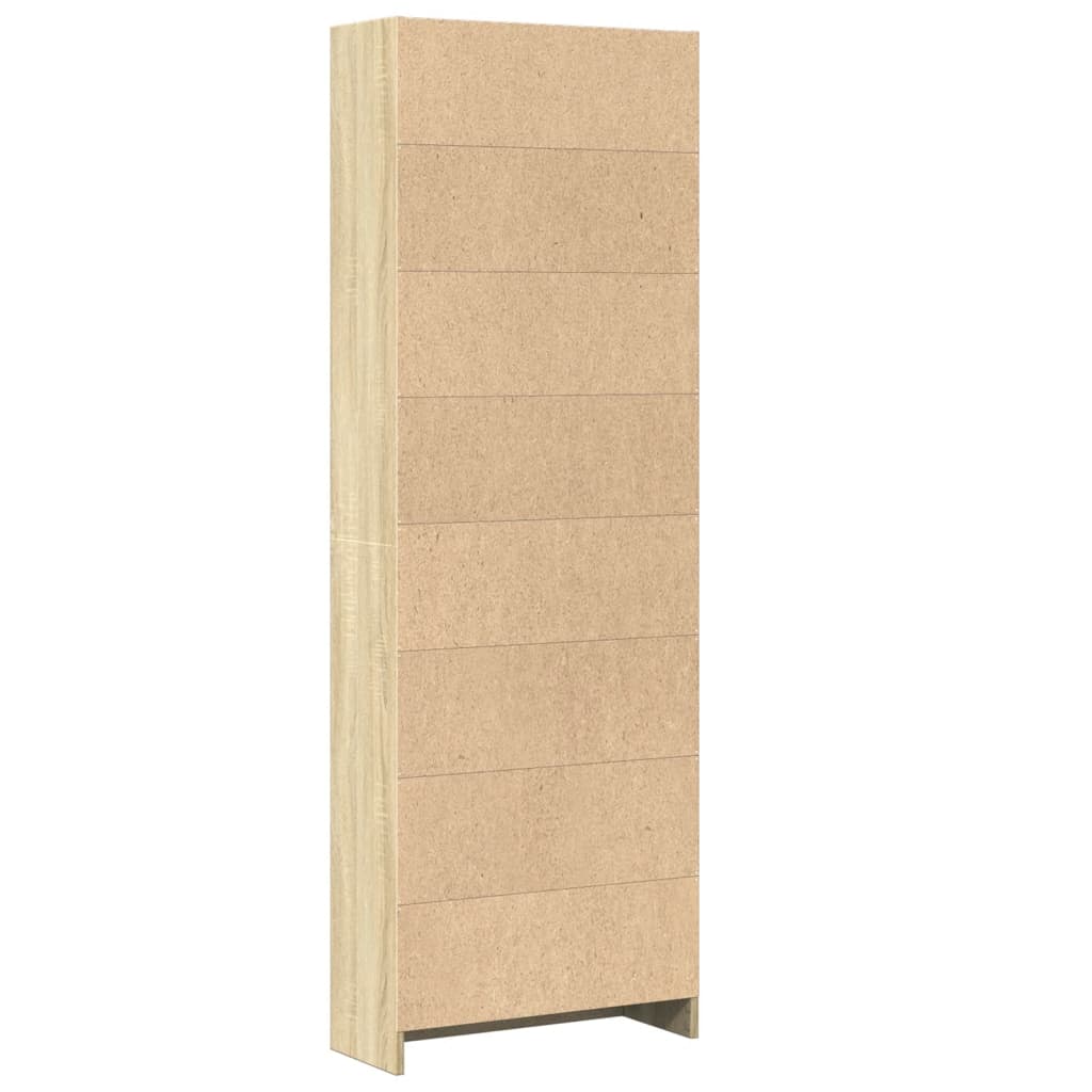 Bücherregal Weiß 40x24x75 cm Holzwerkstoff