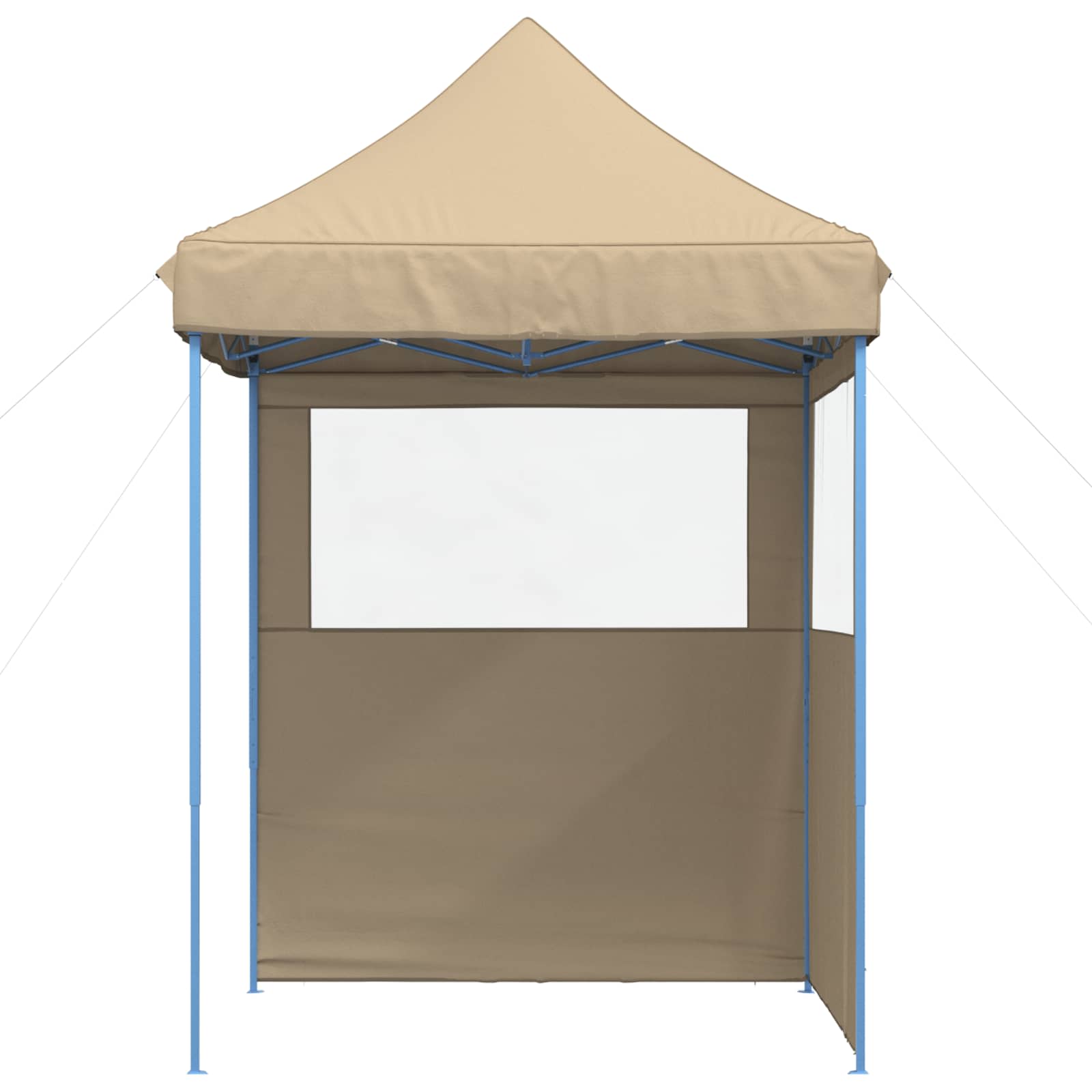 Partyzelt Faltbar Pop-Up Schwarz 200x200x306 cm