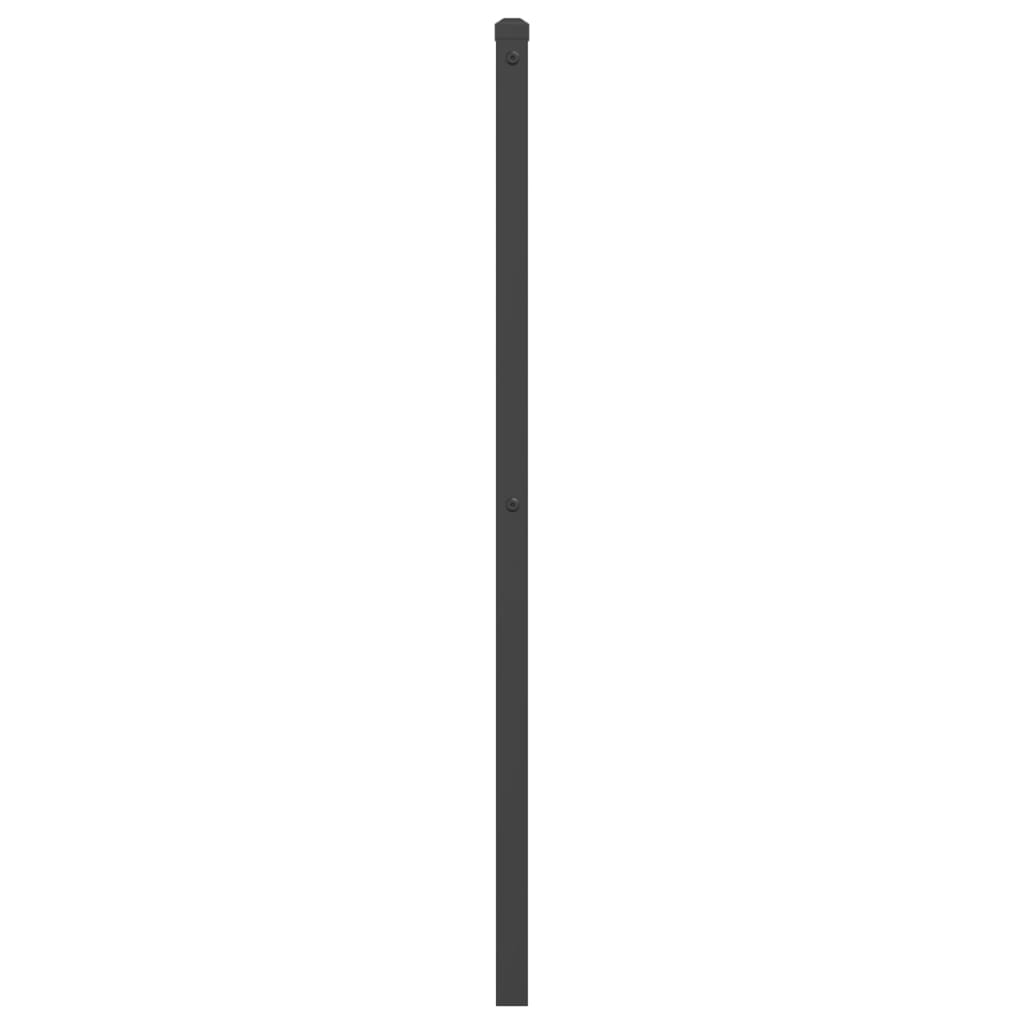 Ersatz-Kopfteil Metall Weiß 100 cm