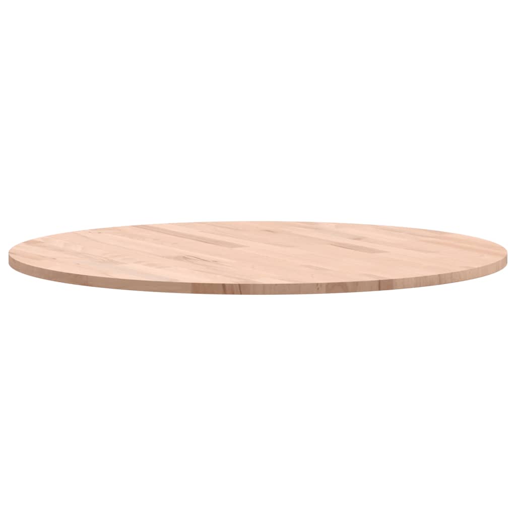 Tischplatte Ø30x1,5 cm Rund Massivholz Buche