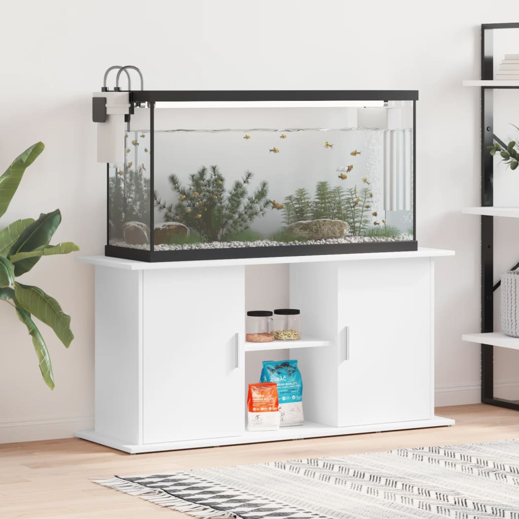 Aquariumständer Weiß 81x36x73 cm Holzwerkstoff